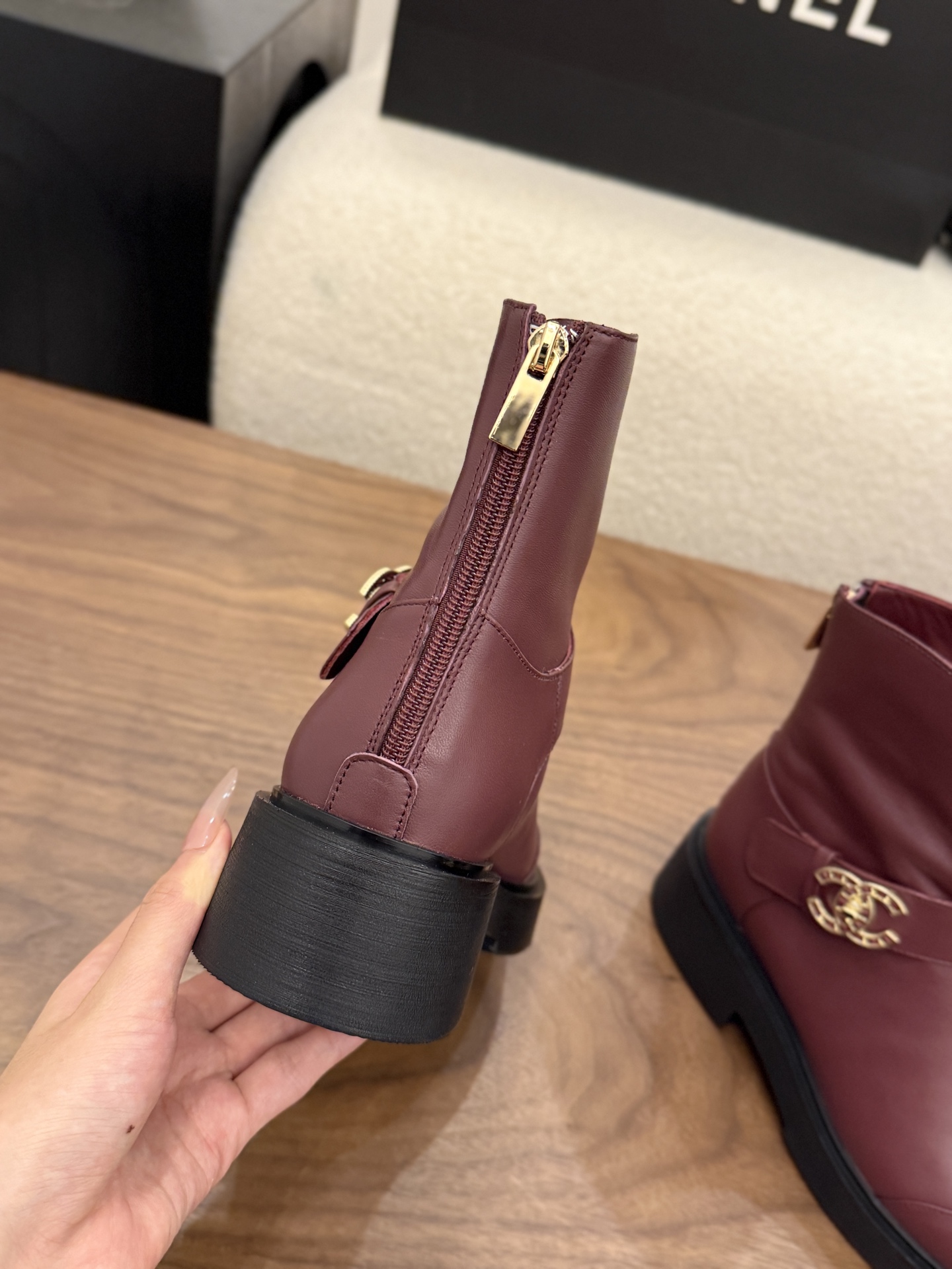 Cheap Chanel Boots For Women in 233115, $115 USD- [IB233115] - Replica Chanel Boots For Women