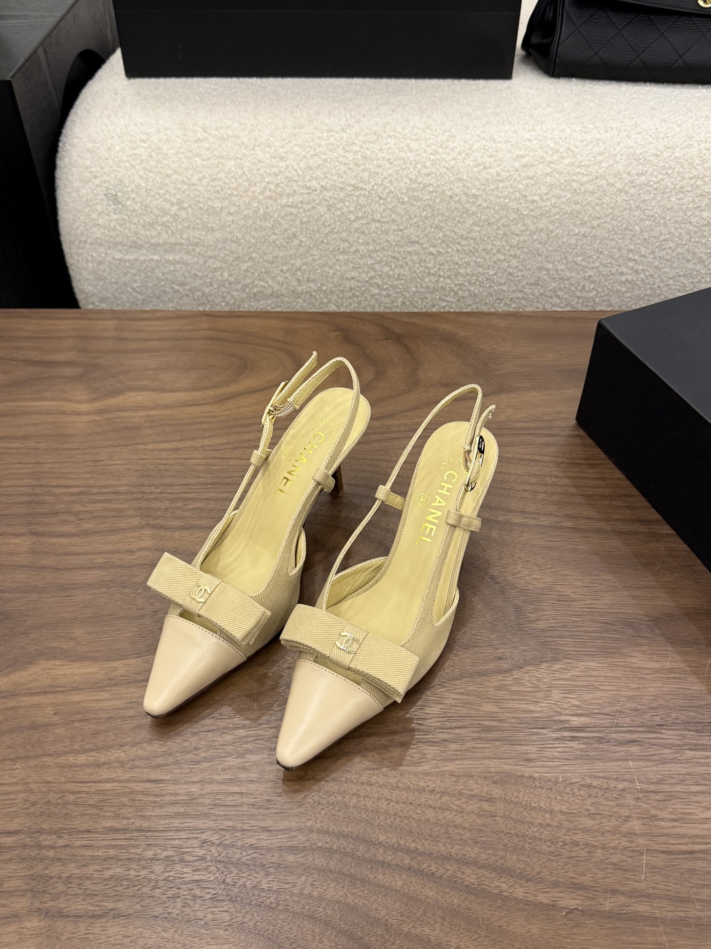 Cheap Chanel High Heels for Women in 233126, $90 USD- [IB233126] - Replica Chanel High Heels for Women