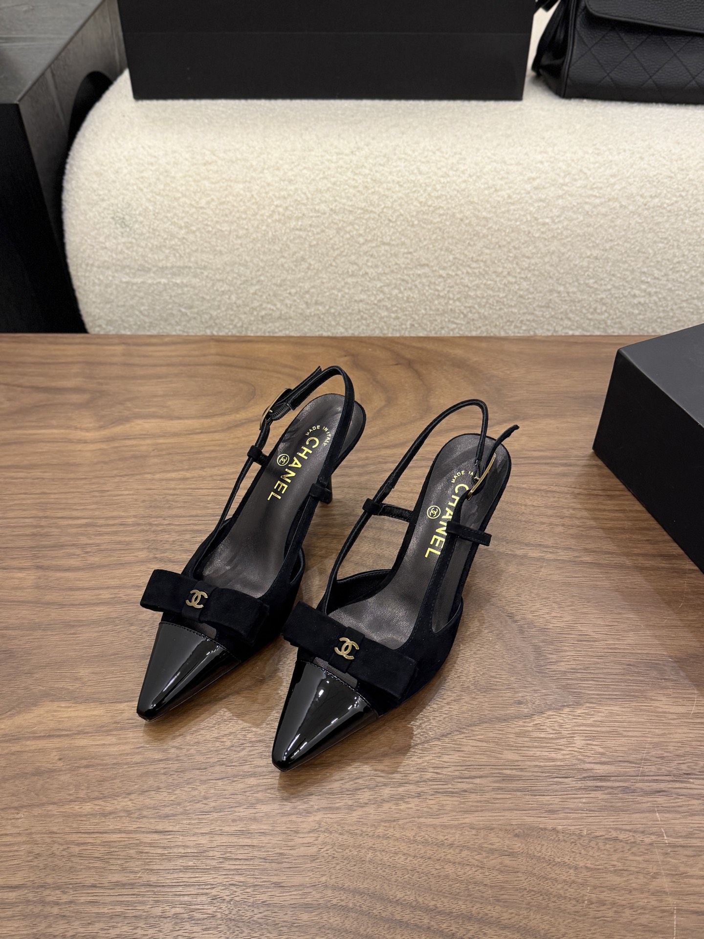 Cheap Chanel High Heels for Women in 233127, $90 USD- [IB233127] - Replica Chanel High Heels for Women