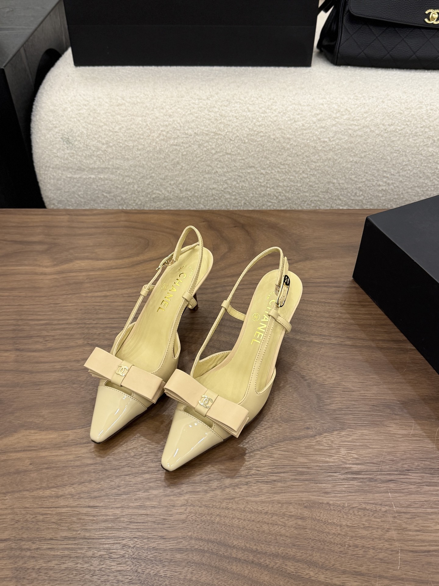 Cheap Chanel High Heels for Women in 233131, $90 USD- [IB233131] - Replica Chanel High Heels for Women