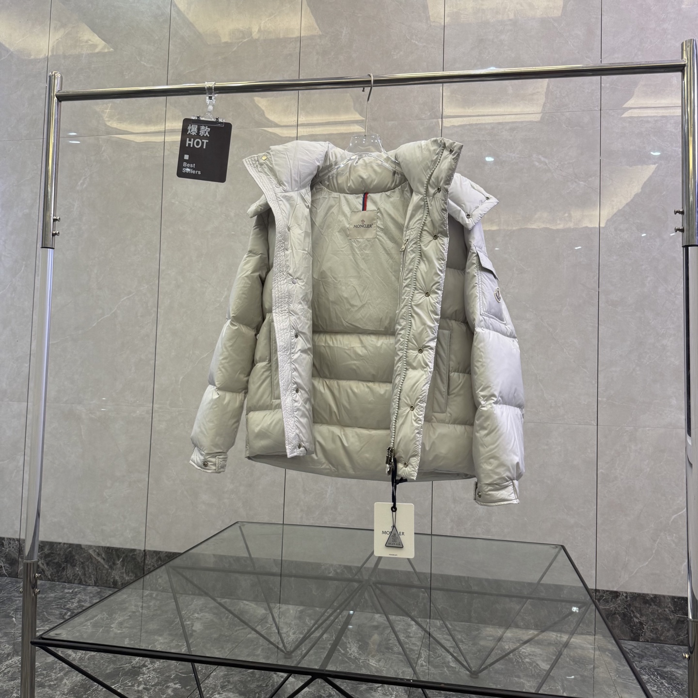 Cheap Moncle Thick Coats For Women in 233225, $100 USD- [IB233225] - Replica Moncle Thick Coats For Women