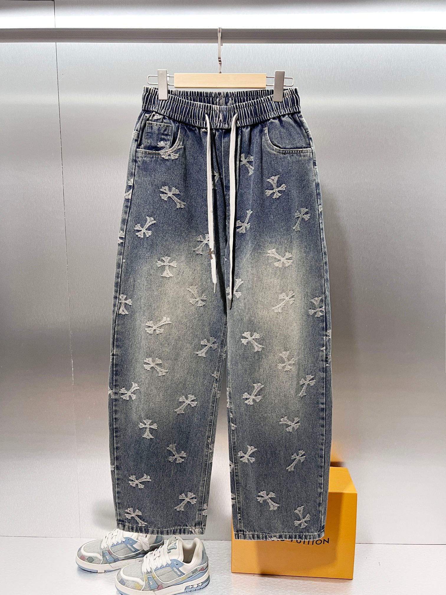 Cheap Chrome Hearts Pants in 233304, $50 USD- [IB233304] - Replica Chrome Hearts Pants