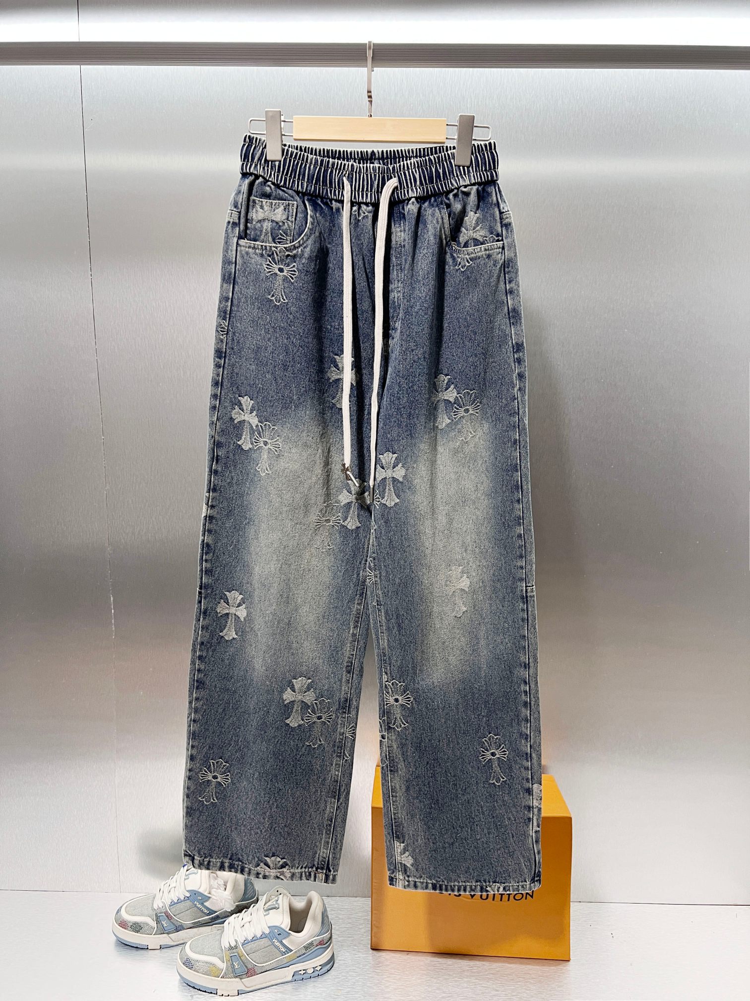 Cheap Chrome Hearts Pants in 233305, $50 USD- [IB233305] - Replica Chrome Hearts Pants