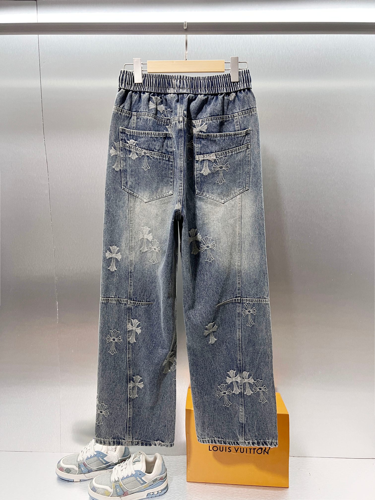 Cheap Chrome Hearts Pants in 233305, $50 USD- [IB233305] - Replica Chrome Hearts Pants