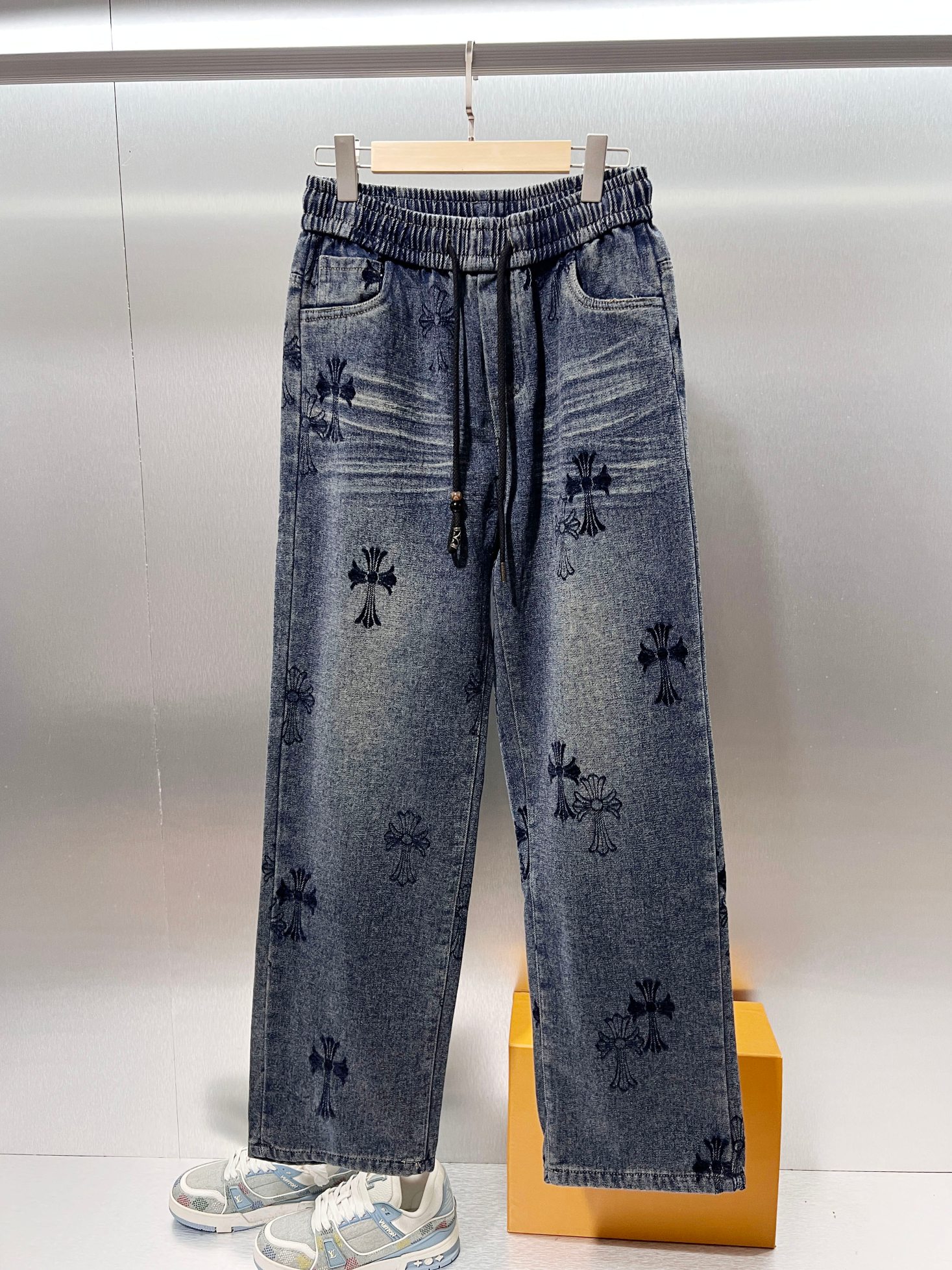 Cheap Chrome Hearts Pants in 233307, $50 USD- [IB233307] - Replica Chrome Hearts Pants