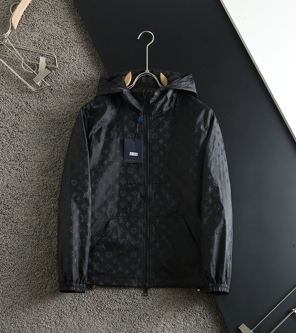 Cheap Louis Vuitton Thin Jackets For Men in 233339, $75 USD- [IB233339] - Replica Louis Vuitton Thin Jackets For Men