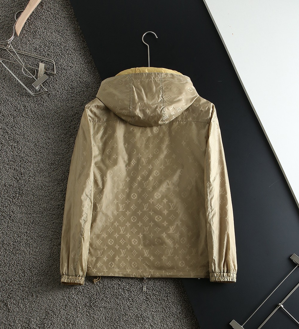 Cheap Louis Vuitton Thin Jackets For Men in 233340, $75 USD- [IB233340] - Replica Louis Vuitton Thin Jackets For Men