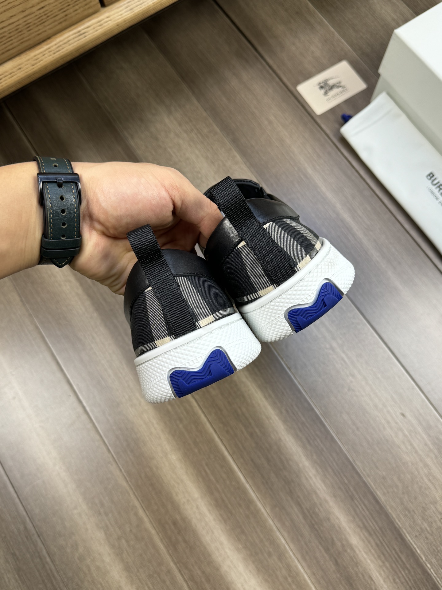 Cheap Burberry Loafers and Casual Shoes For Men in 233540, $90 USD- [IB233540] - Replica Burberry Loafers and Casual Shoes For Men