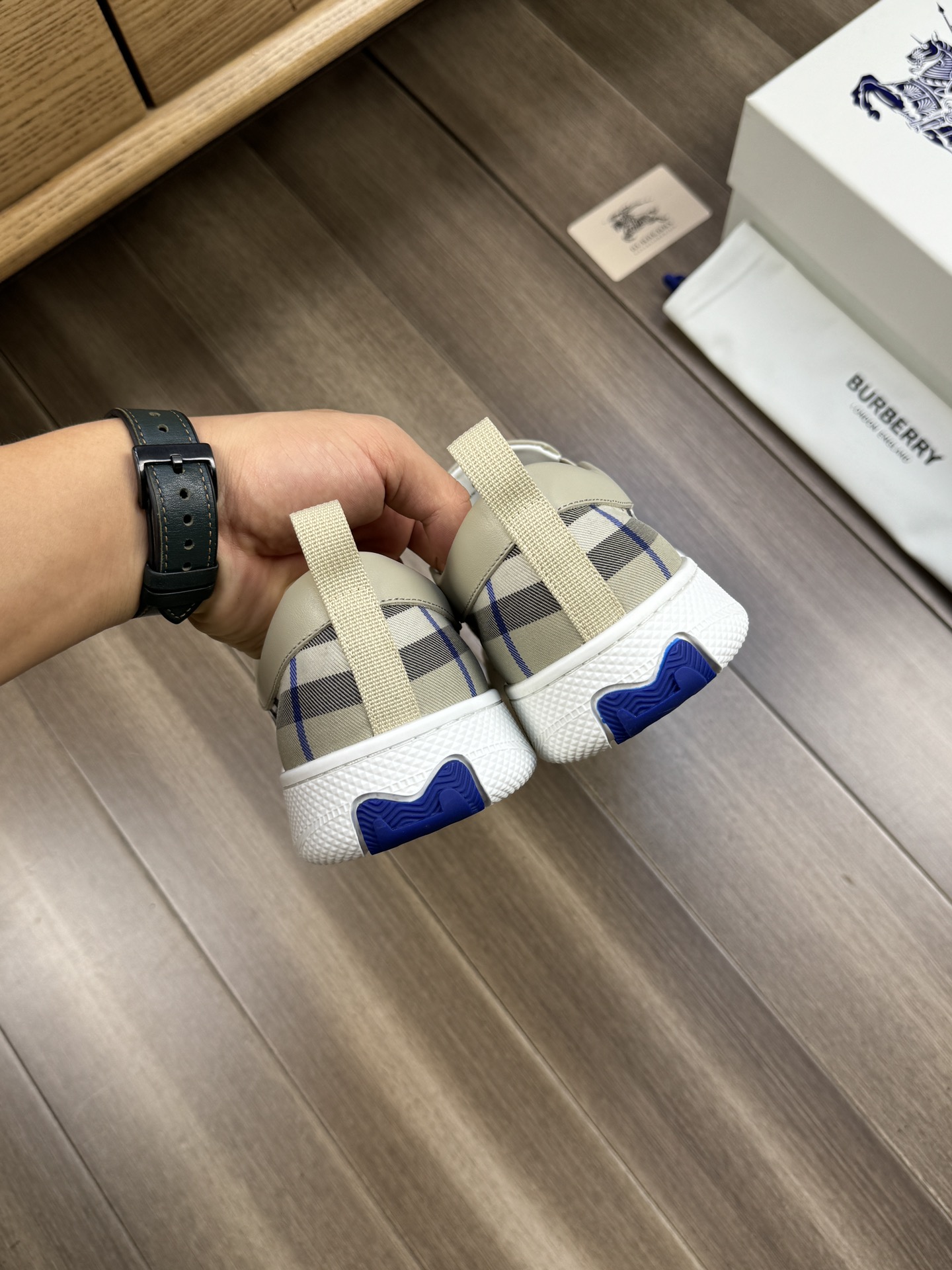 Cheap Burberry Loafers and Casual Shoes For Men in 233541, $90 USD- [IB233541] - Replica Burberry Loafers and Casual Shoes For Men