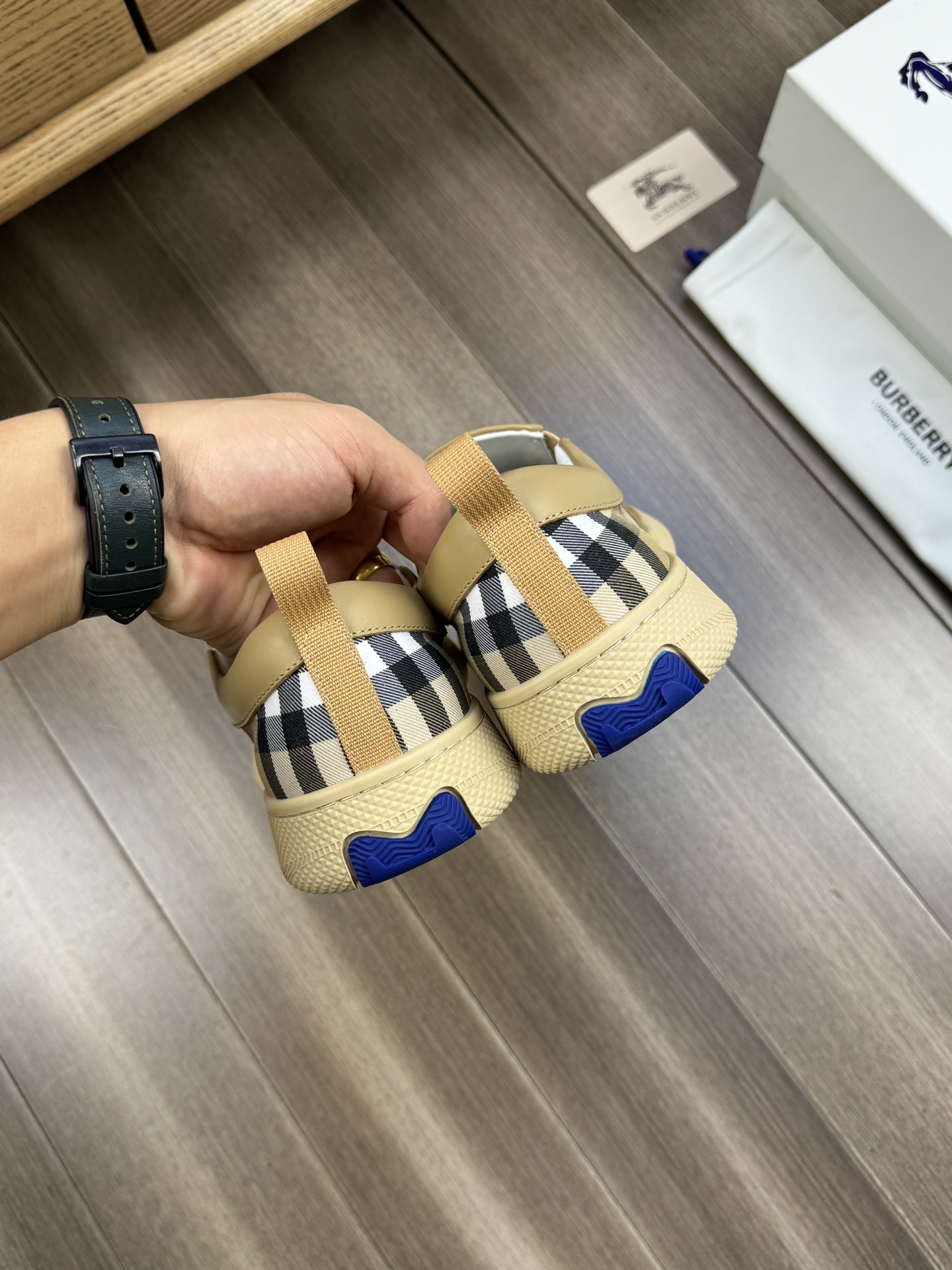 Cheap Burberry Loafers and Casual Shoes For Men in 233543, $90 USD- [IB233543] - Replica Burberry Loafers and Casual Shoes For Men