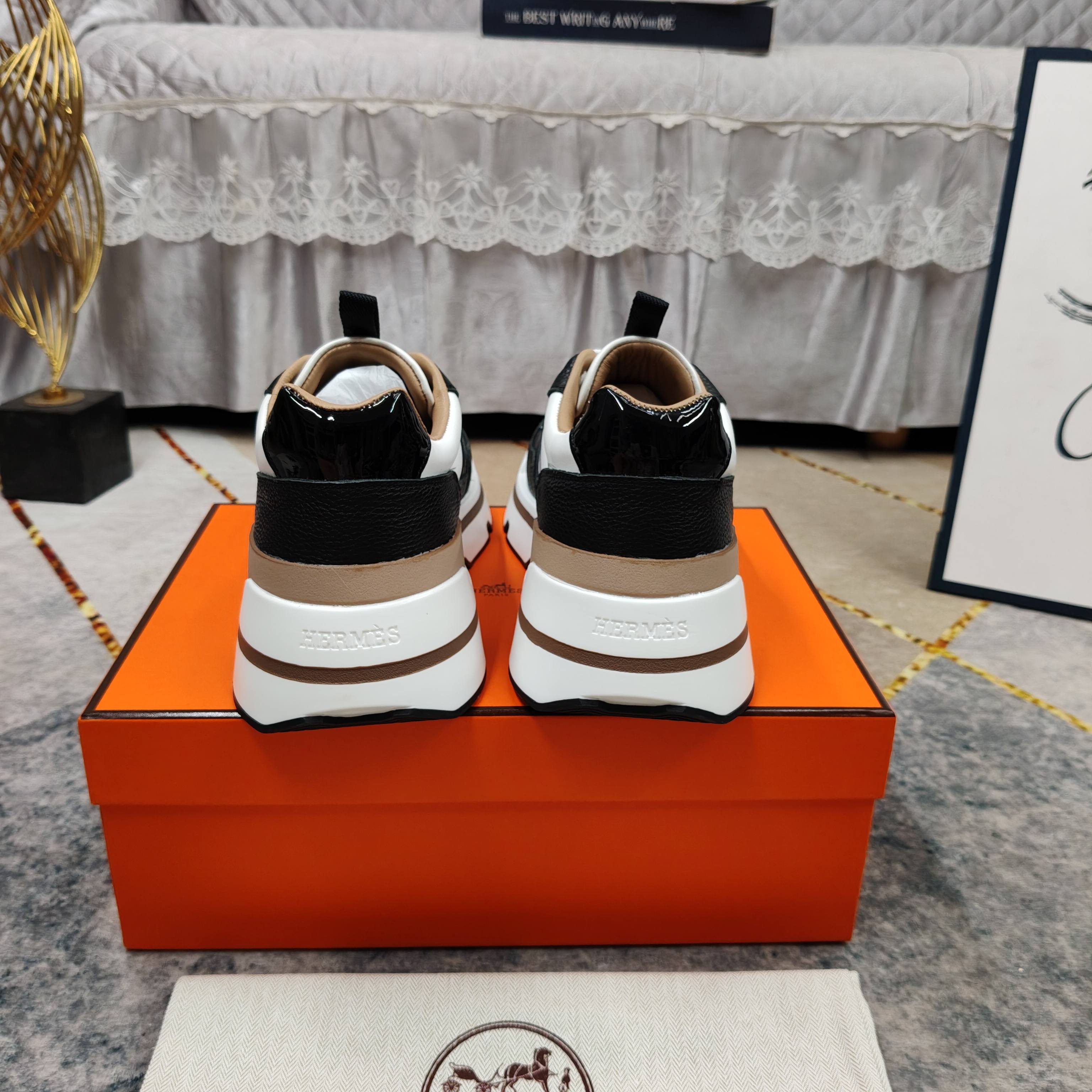 Cheap Hermes Sneakers For Men in 233551, $110 USD- [IB233551] - Replica Hermes Sneakers For Men