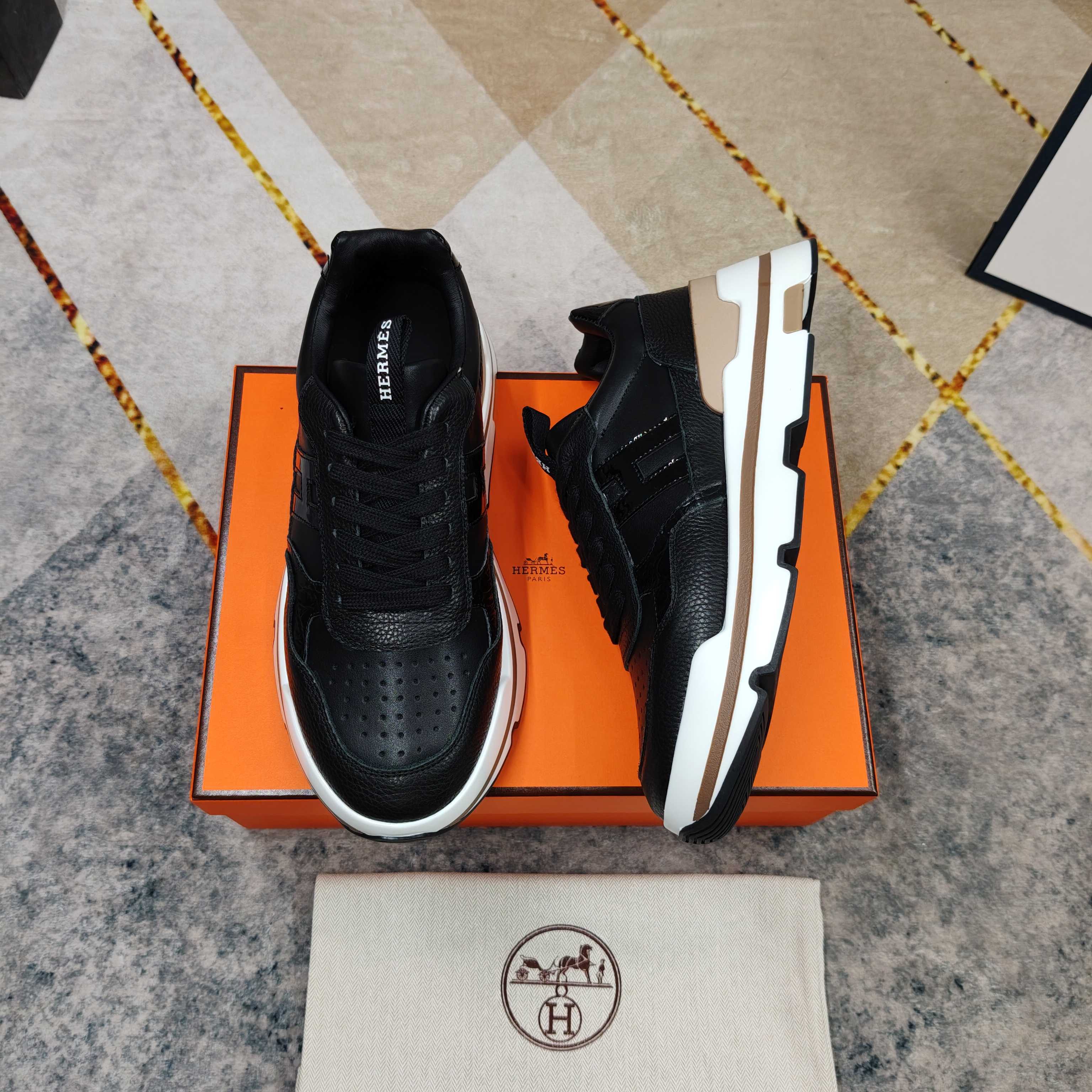 Cheap Hermes Sneakers For Men in 233553, $110 USD- [IB233553] - Replica Hermes Sneakers For Men