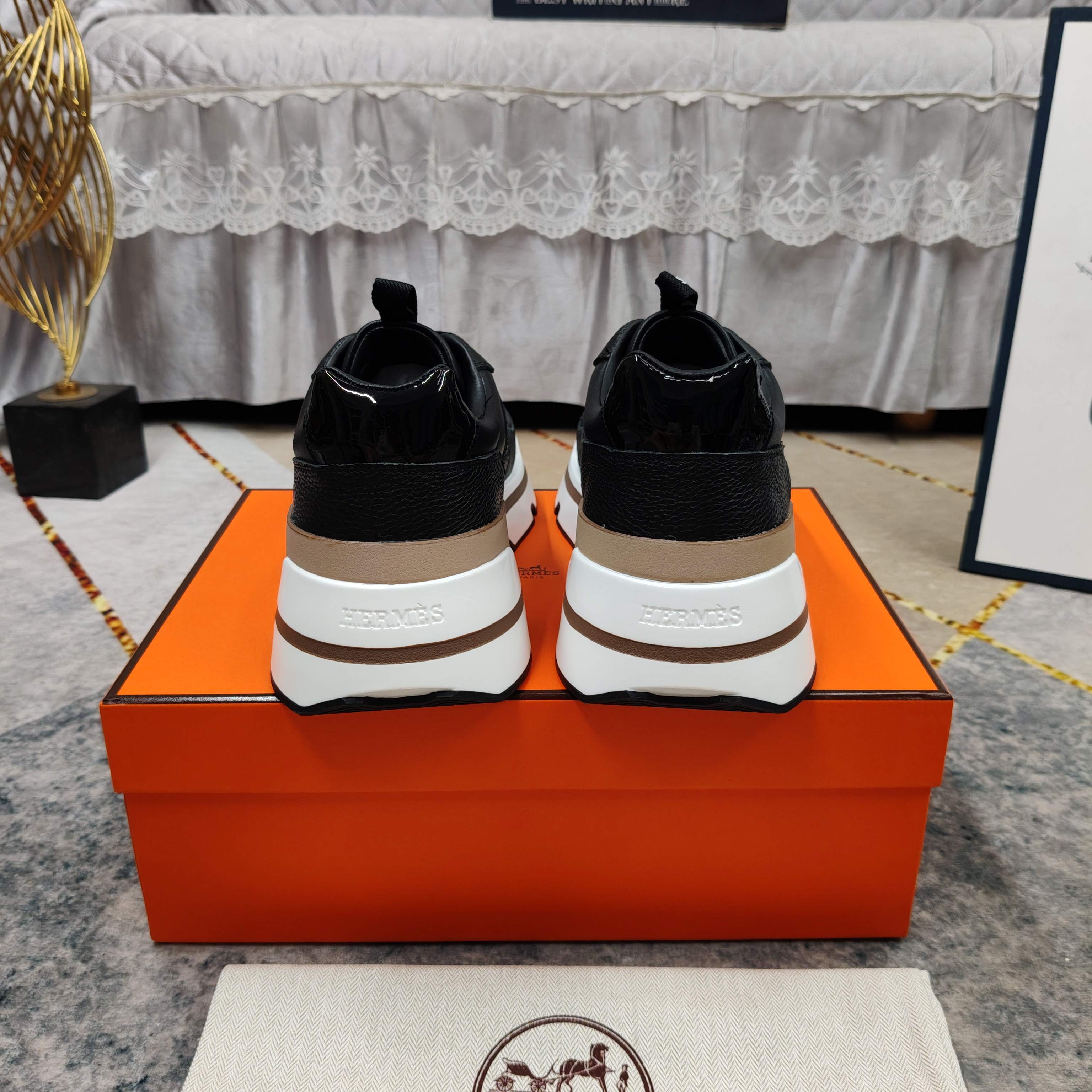 Cheap Hermes Sneakers For Men in 233553, $110 USD- [IB233553] - Replica Hermes Sneakers For Men
