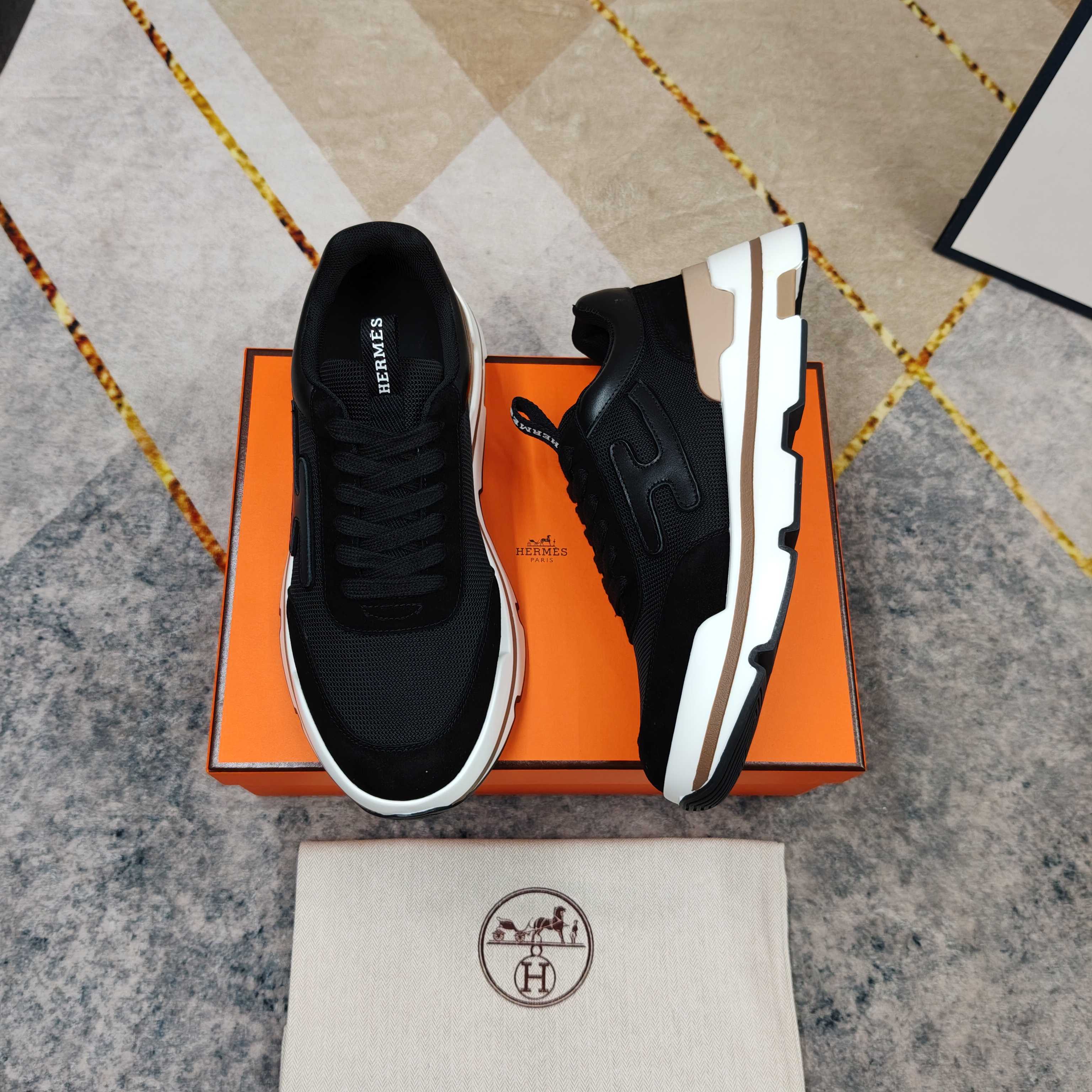 Cheap Hermes Sneakers For Men in 233557, $110 USD- [IB233557] - Replica Hermes Sneakers For Men