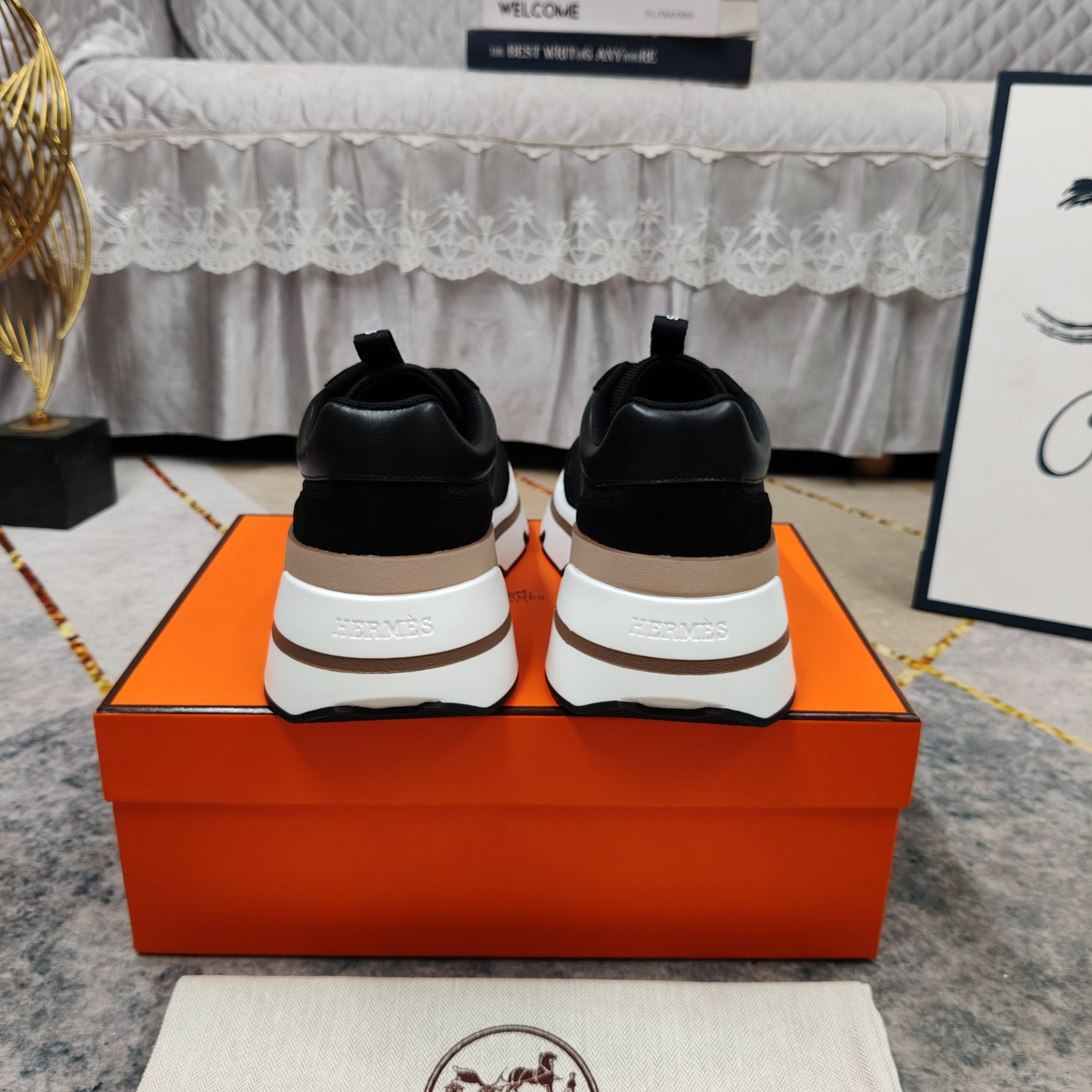 Cheap Hermes Sneakers For Men in 233557, $110 USD- [IB233557] - Replica Hermes Sneakers For Men