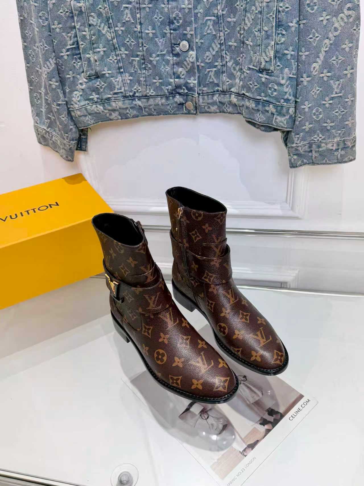 Cheap Louis Vuitton Boots For Women in 233564, $140 USD- [IB233564] - Replica Louis Vuitton Boots For Women