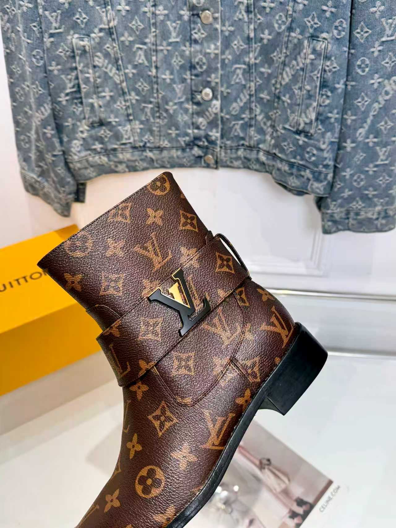 Cheap Louis Vuitton Boots For Women in 233564, $140 USD- [IB233564] - Replica Louis Vuitton Boots For Women