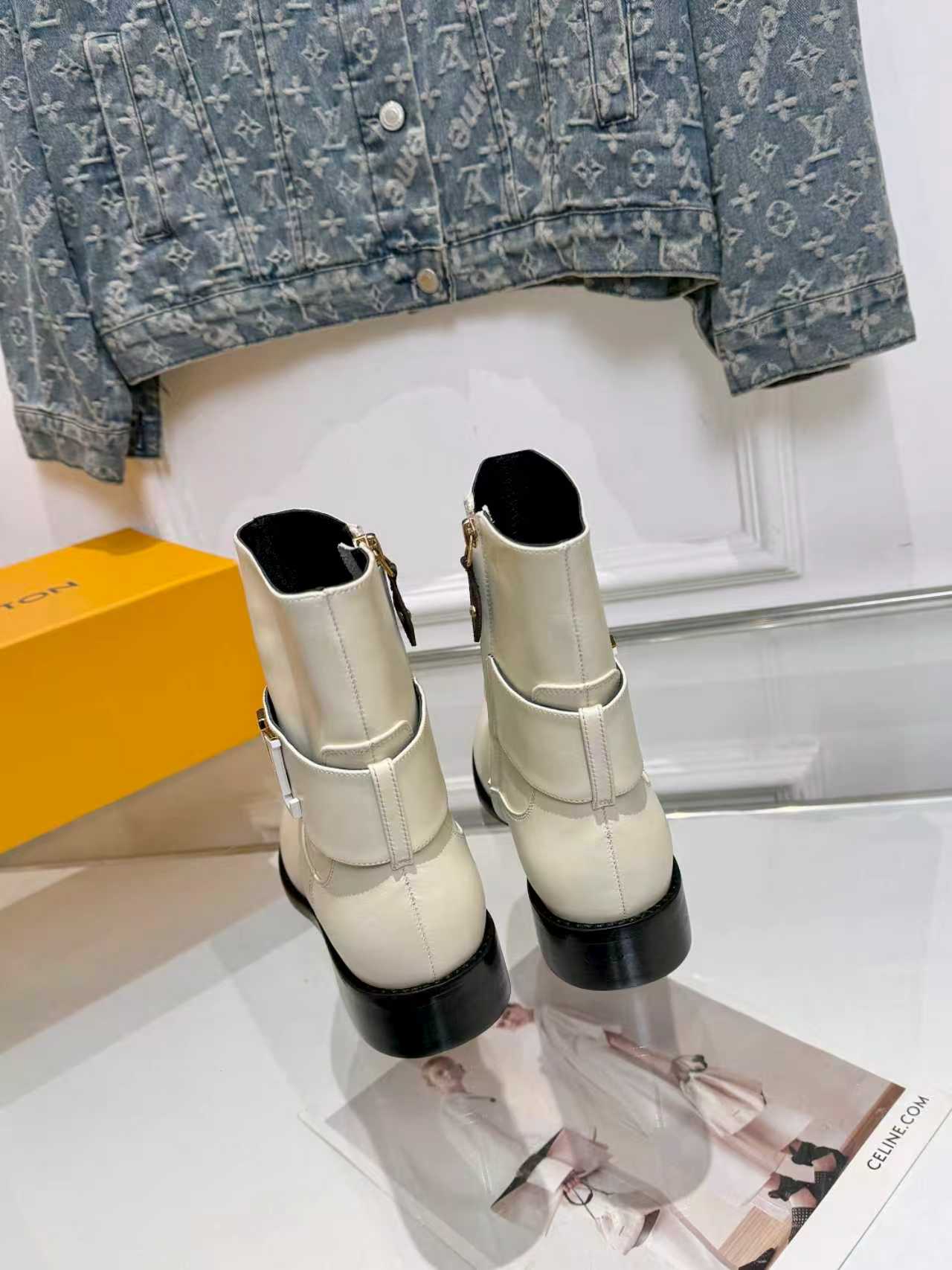 Cheap Louis Vuitton Boots For Women in 233566, $140 USD- [IB233566] - Replica Louis Vuitton Boots For Women