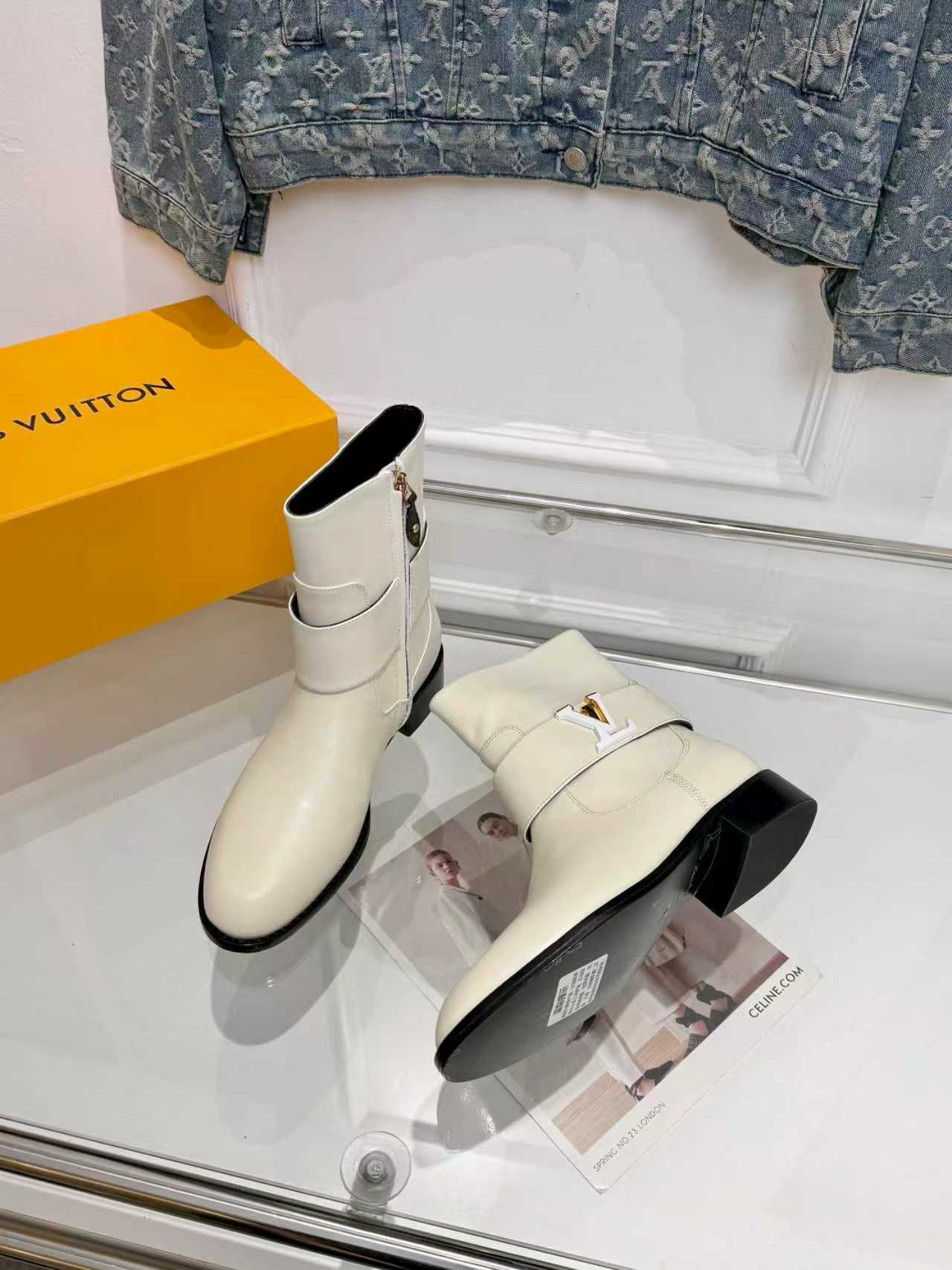 Cheap Louis Vuitton Boots For Women in 233566, $140 USD- [IB233566] - Replica Louis Vuitton Boots For Women