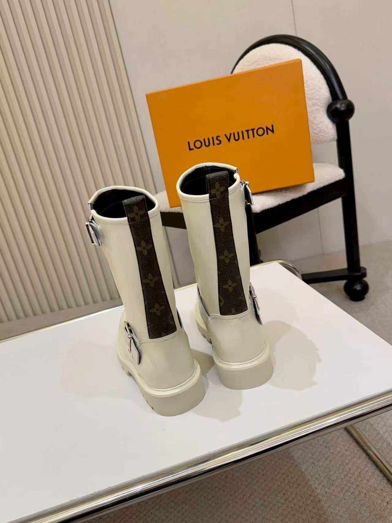 Cheap Louis Vuitton Boots For Women in 233571, $140 USD- [IB233571] - Replica Louis Vuitton Boots For Women
