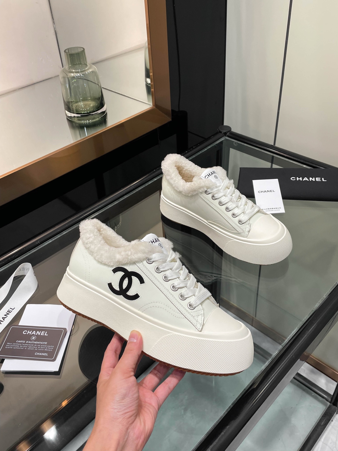 Cheap Chanel Sneakers For Women in 233575, $95 USD- [IB233575] - Replica Chanel Sneakers For Women