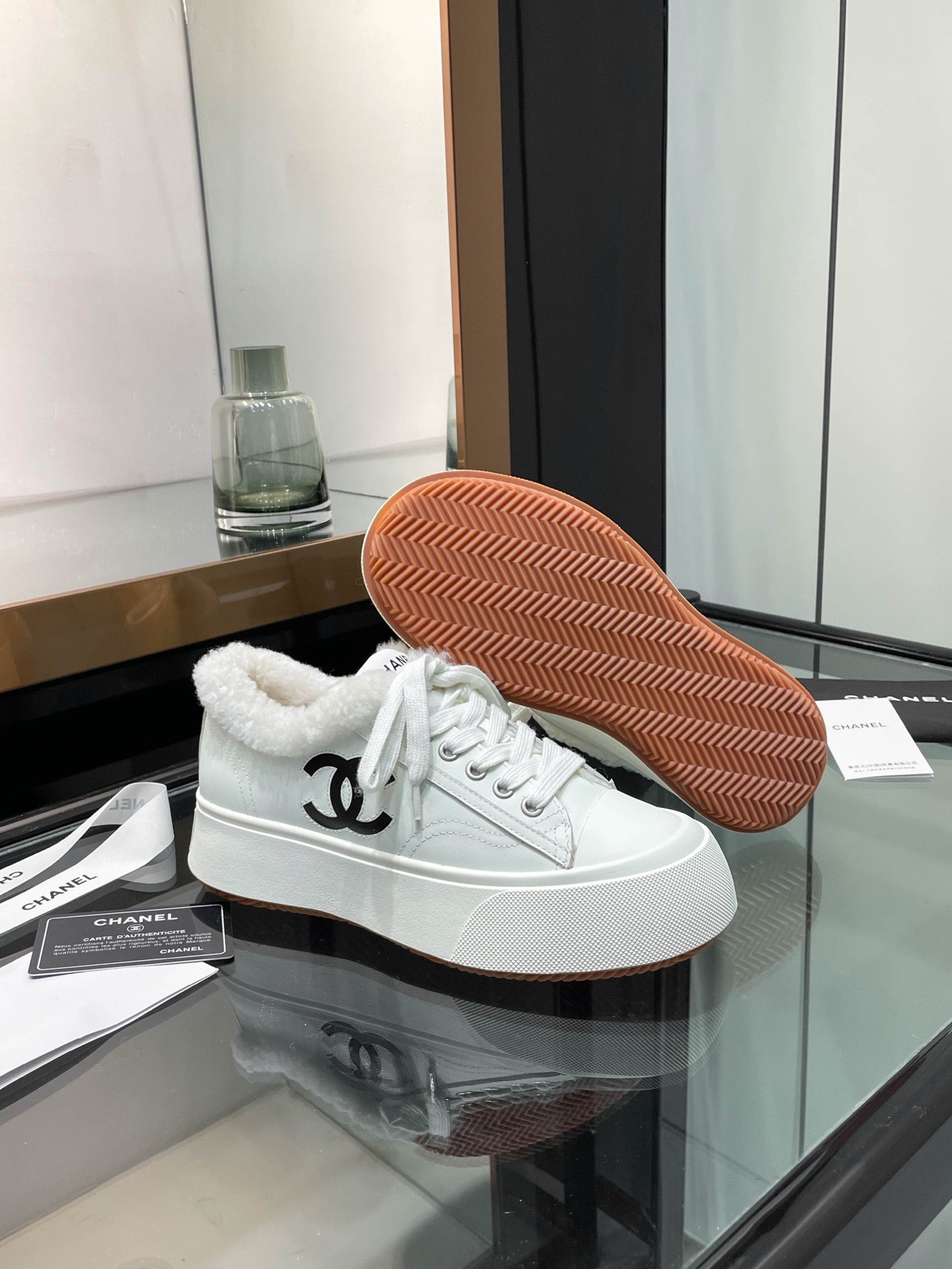 Cheap Chanel Sneakers For Women in 233575, $95 USD- [IB233575] - Replica Chanel Sneakers For Women