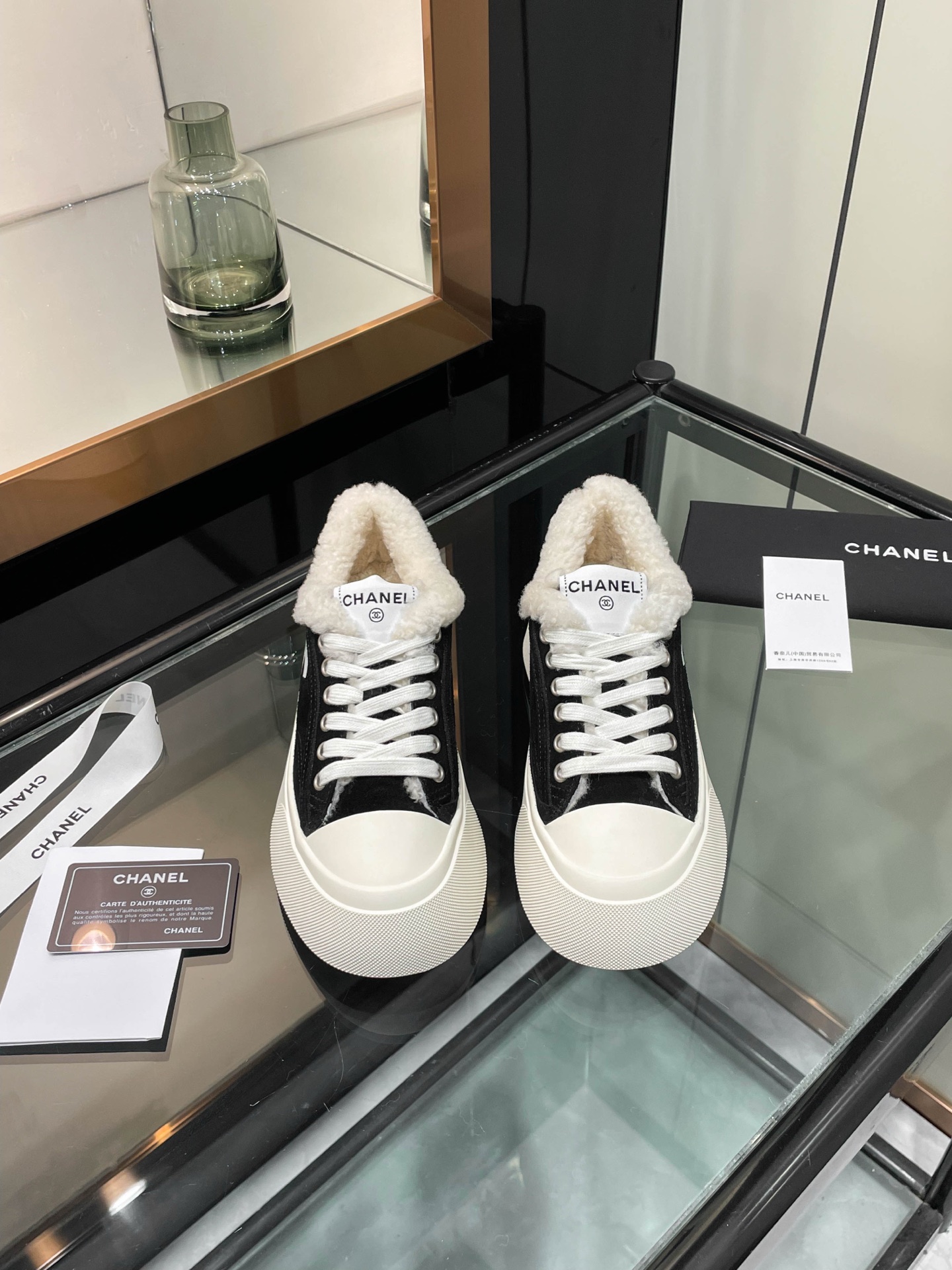 Cheap Chanel Sneakers For Women in 233578, $95 USD- [IB233578] - Replica Chanel Sneakers For Women