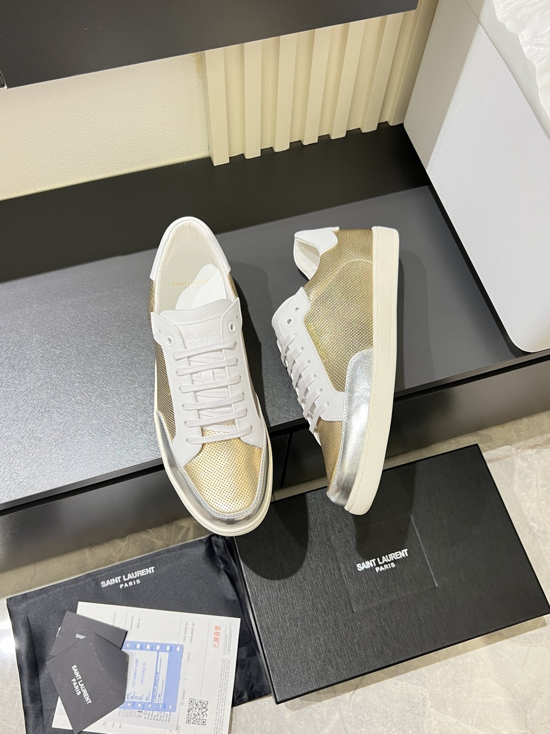 Cheap Saint Laurent Shoes for Men in 233738, $75 USD- [IB233738] - Replica Saint Laurent Shoes for Men