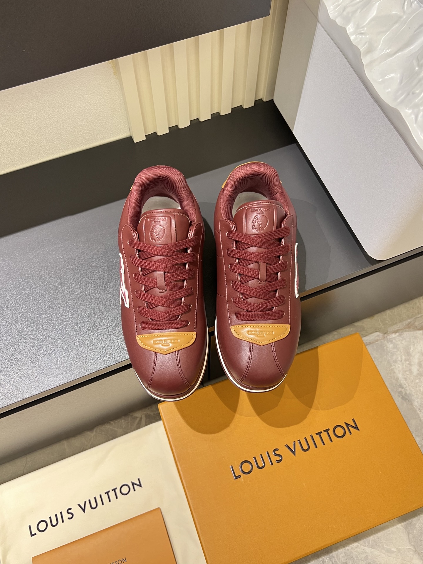 Cheap Louis Vuitton Sneakers For Men in 233791, $95 USD- [IB233791] - Replica Louis Vuitton Sneakers For Men