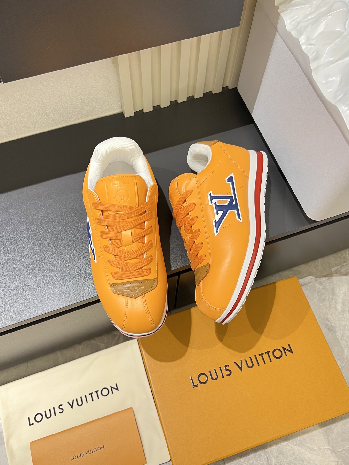 Cheap Louis Vuitton Sneakers For Men in 233793, $95 USD- [IB233793] - Replica Louis Vuitton Sneakers For Men