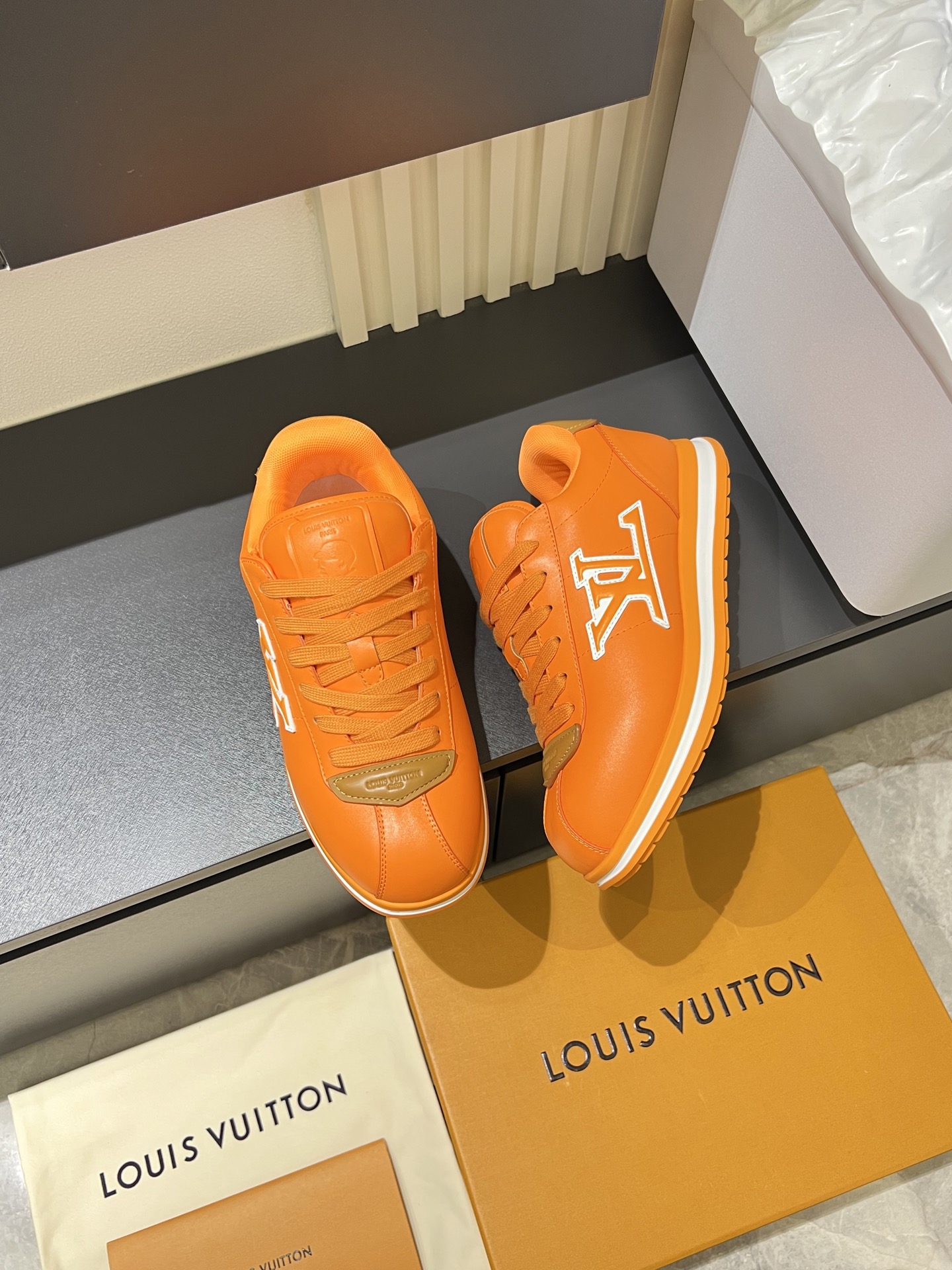 Cheap Louis Vuitton Sneakers For Men in 233794, $95 USD- [IB233794] - Replica Louis Vuitton Sneakers For Men