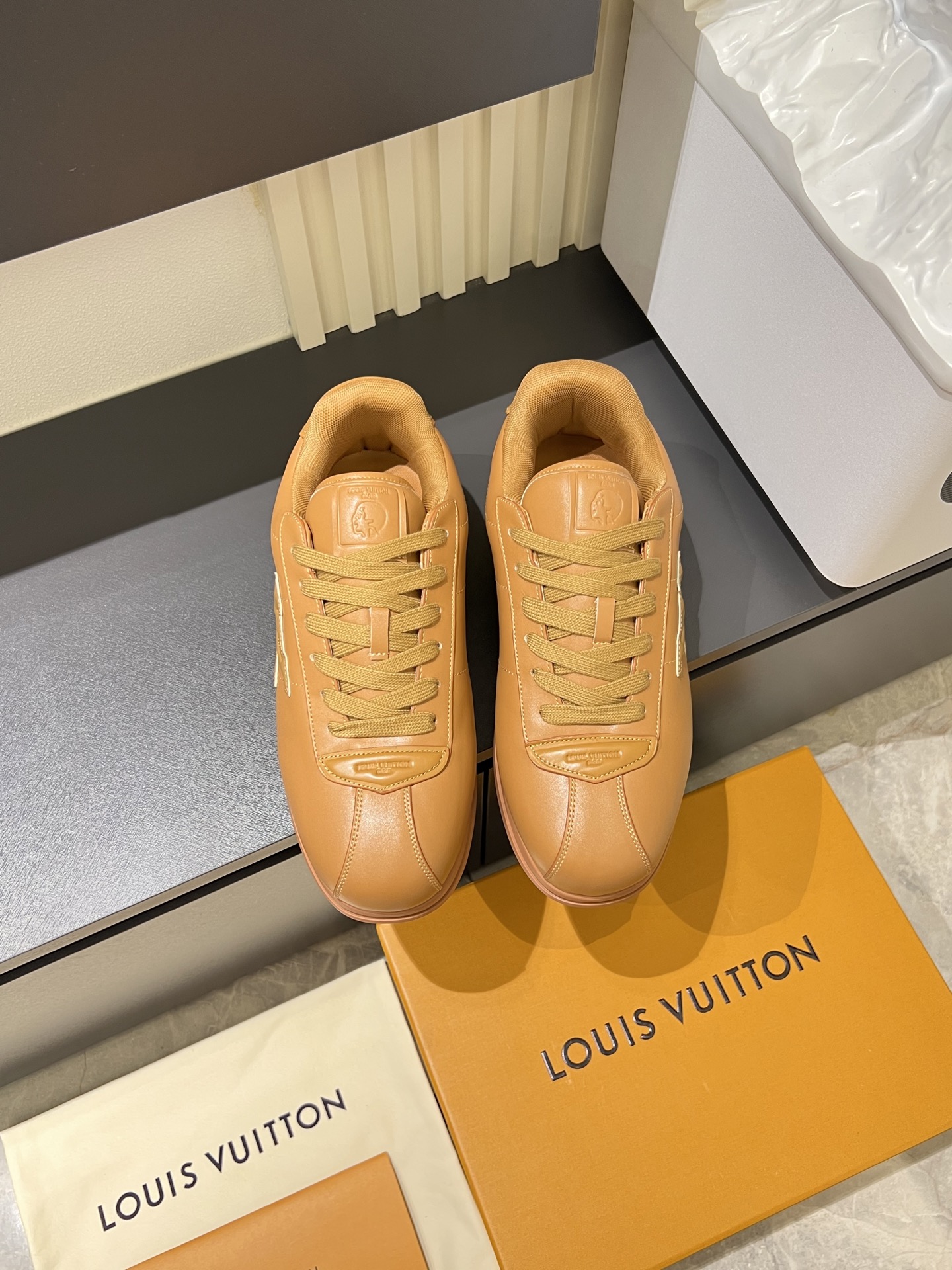 Cheap Louis Vuitton Sneakers For Men in 233795, $95 USD- [IB233795] - Replica Louis Vuitton Sneakers For Men