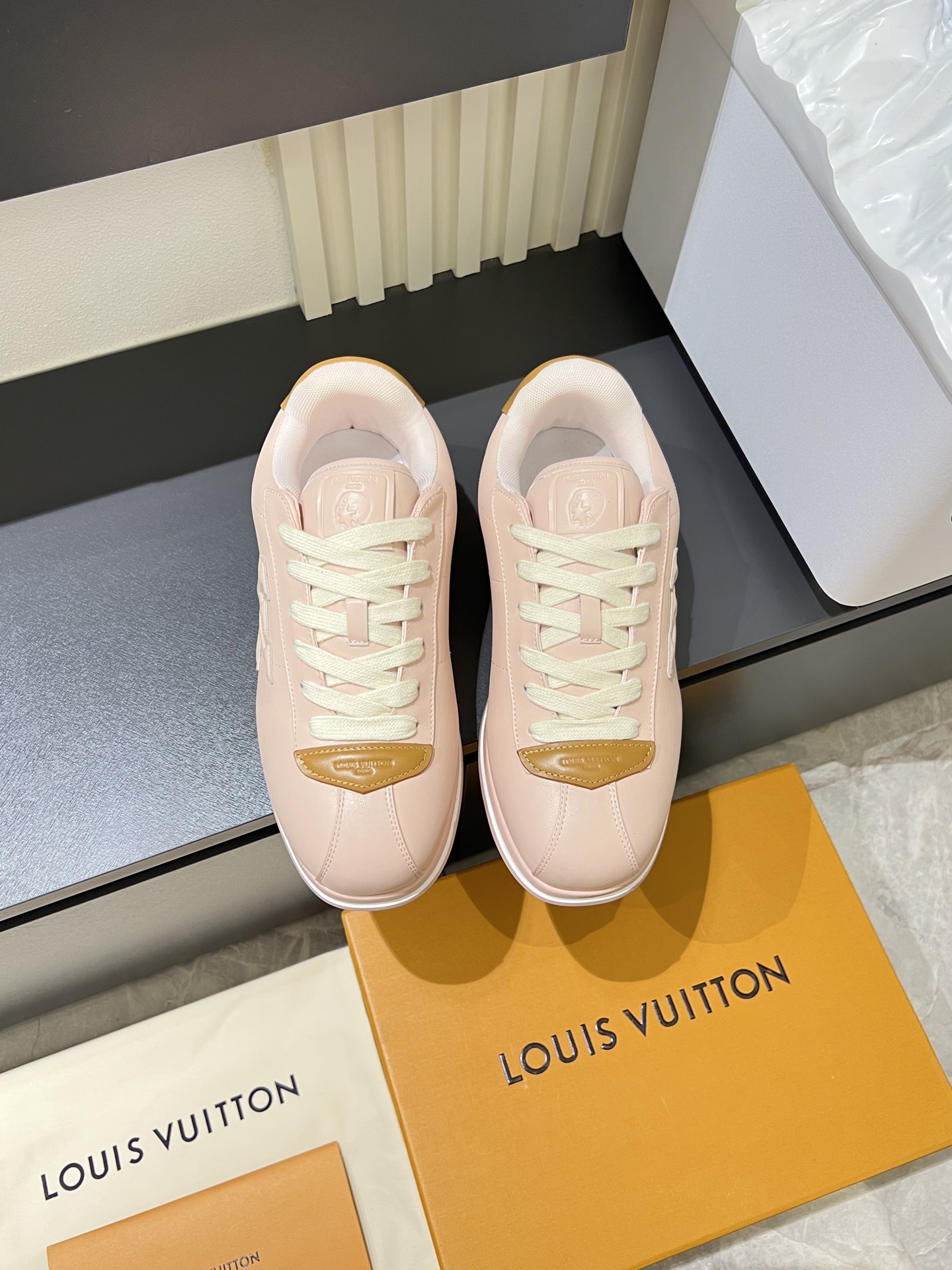 Cheap Louis Vuitton Sneakers For Men in 233796, $95 USD- [IB233796] - Replica Louis Vuitton Sneakers For Men