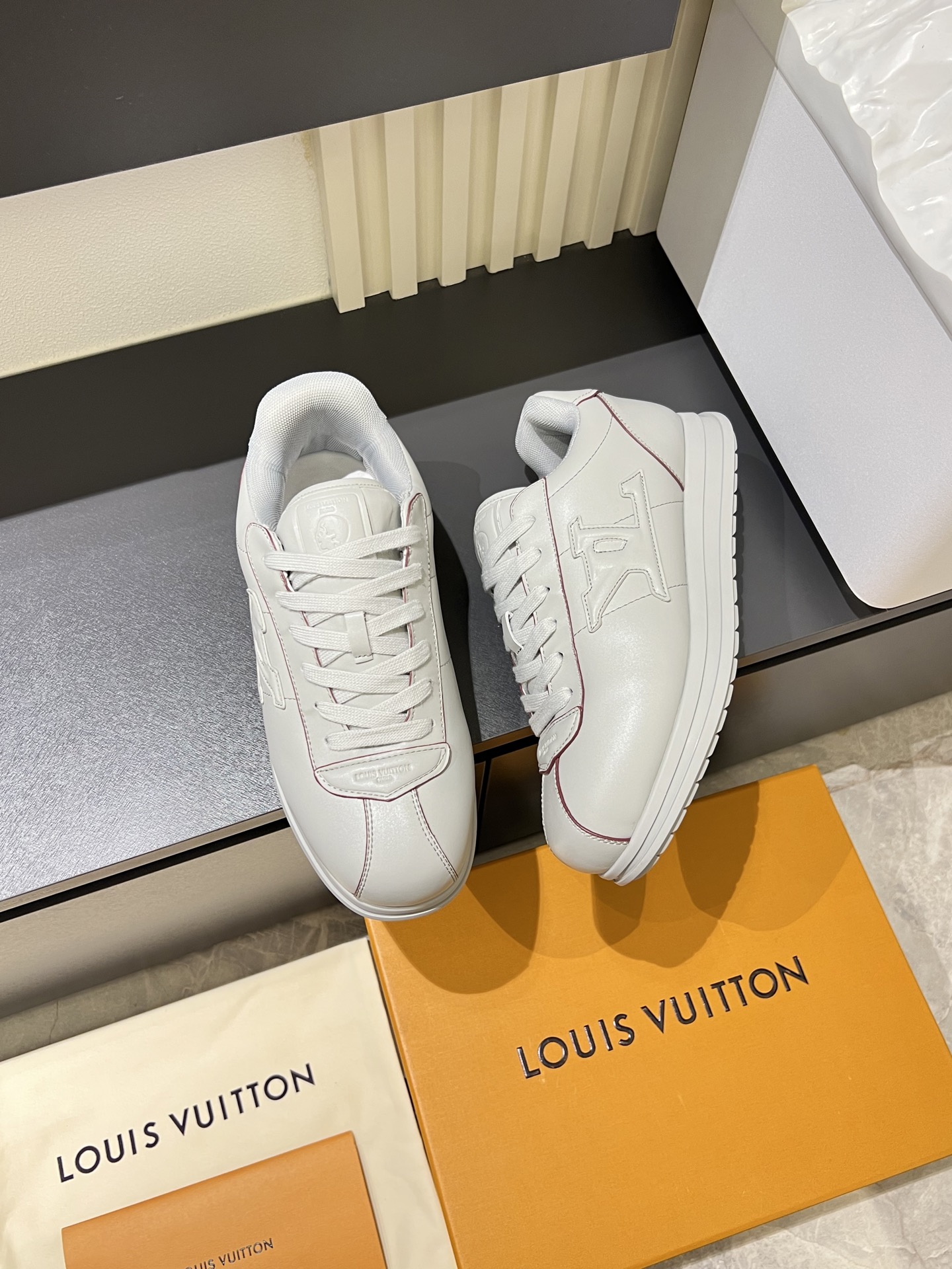 Cheap Louis Vuitton Sneakers For Men in 233797, $95 USD- [IB233797] - Replica Louis Vuitton Sneakers For Men