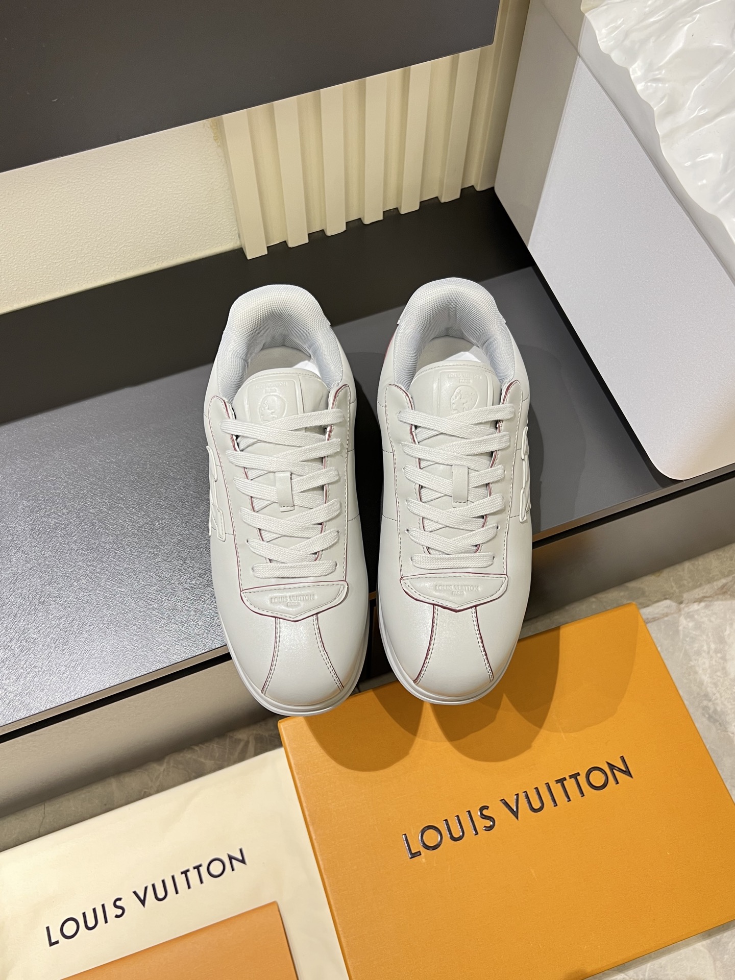 Cheap Louis Vuitton Sneakers For Men in 233797, $95 USD- [IB233797] - Replica Louis Vuitton Sneakers For Men