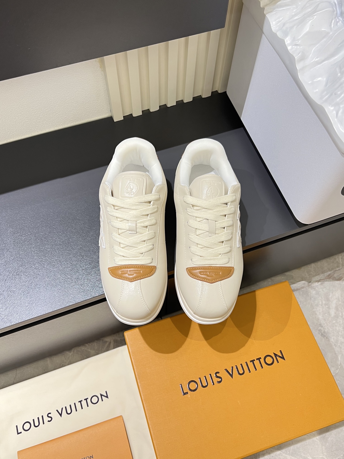 Cheap Louis Vuitton Sneakers For Men in 233799, $95 USD- [IB233799] - Replica Louis Vuitton Sneakers For Men