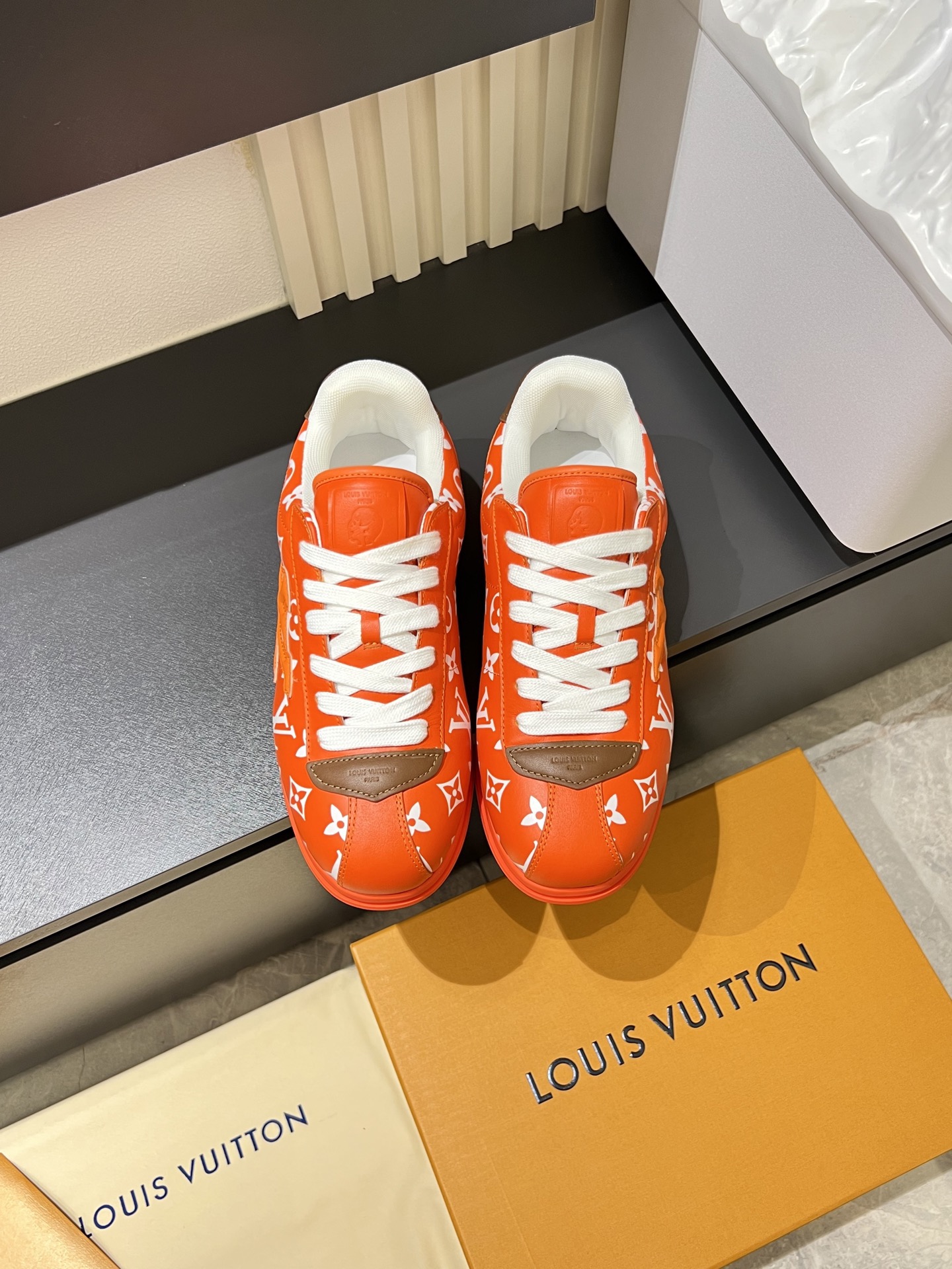 Cheap Louis Vuitton Sneakers For Men in 233807, $95 USD- [IB233807] - Replica Louis Vuitton Sneakers For Men