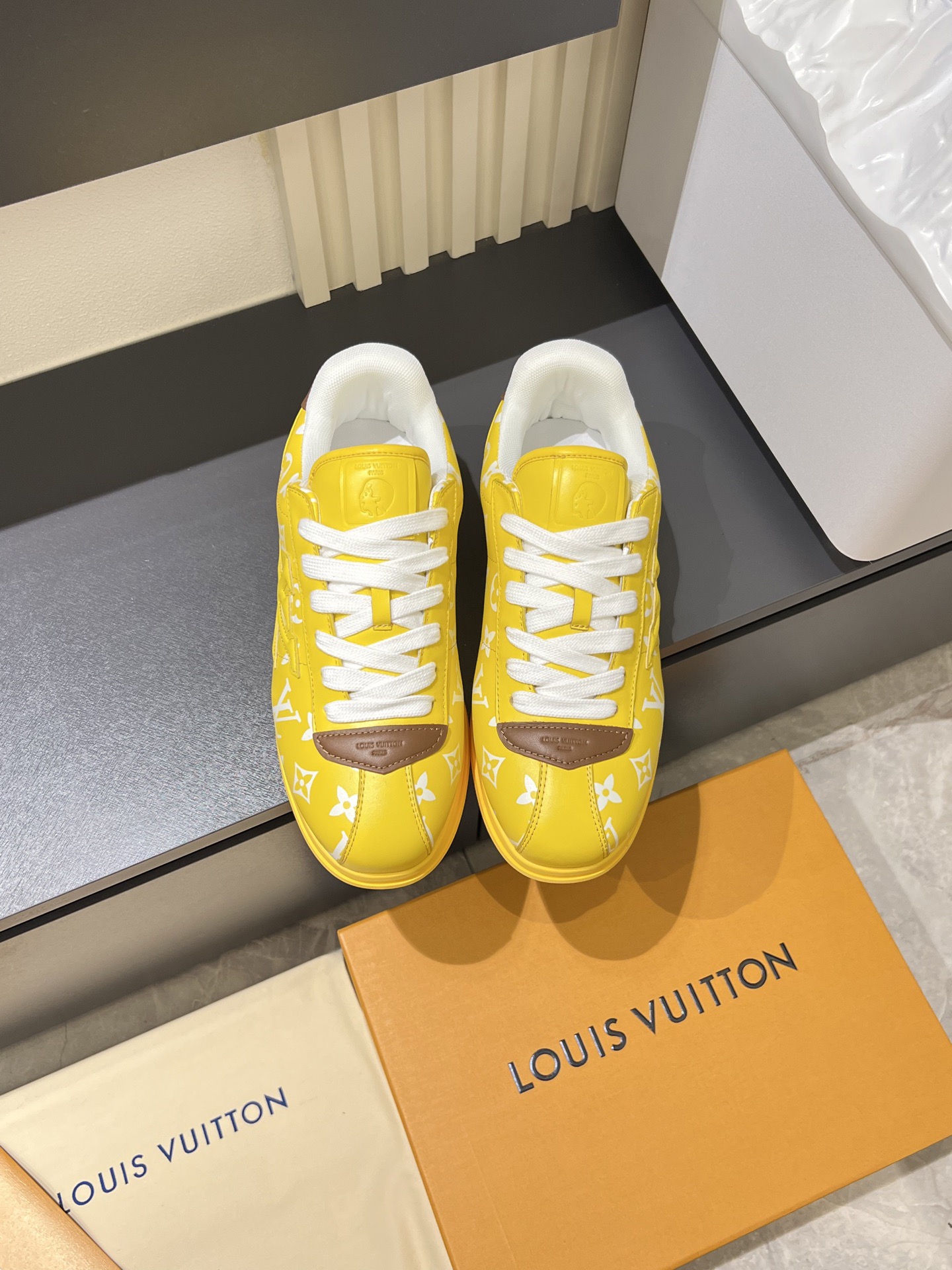 Cheap Louis Vuitton Sneakers For Men in 233808, $95 USD- [IB233808] - Replica Louis Vuitton Sneakers For Men