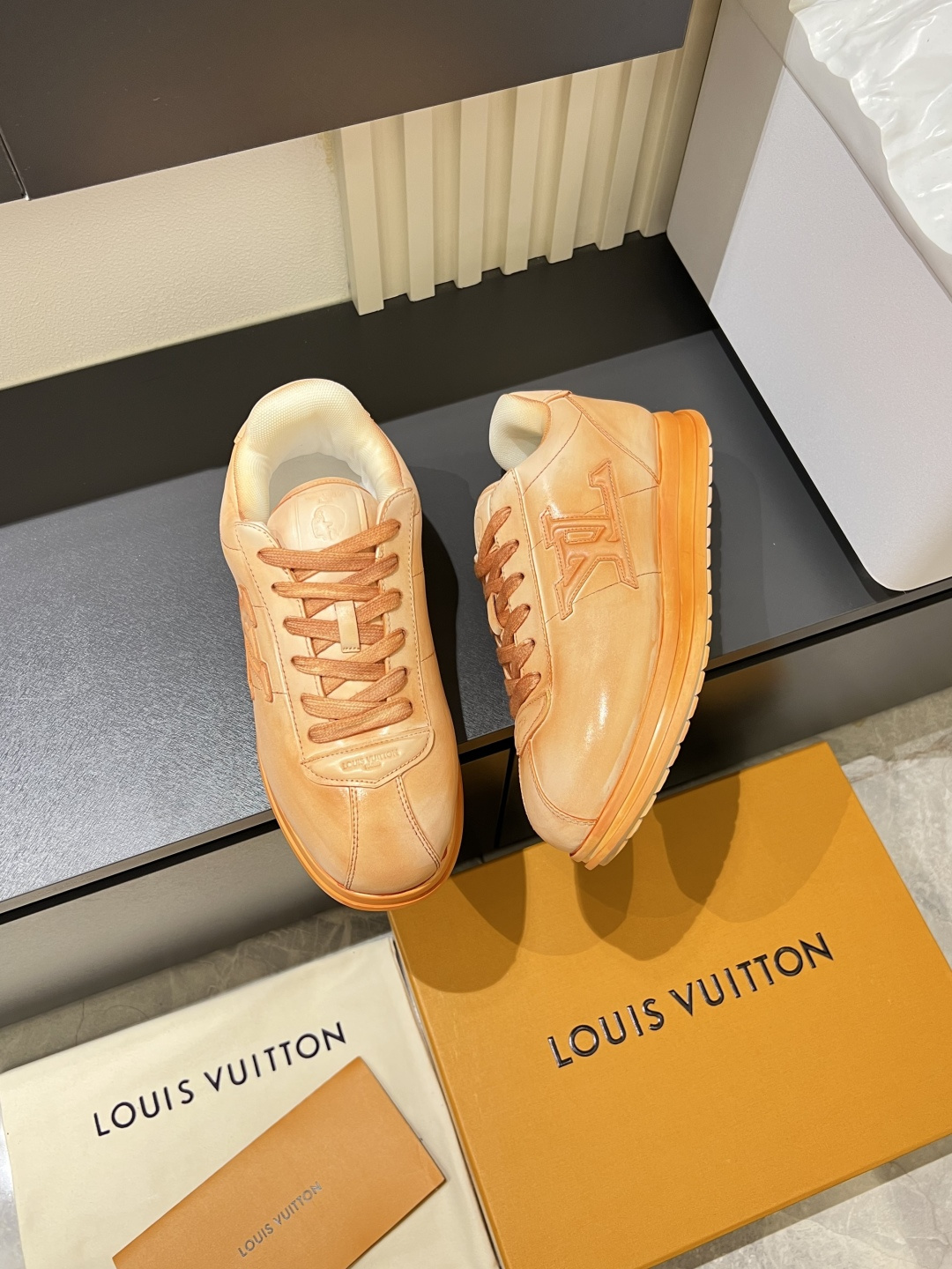 Cheap Louis Vuitton Sneakers For Men in 233818, $110 USD- [IB233818] - Replica Louis Vuitton Sneakers For Men