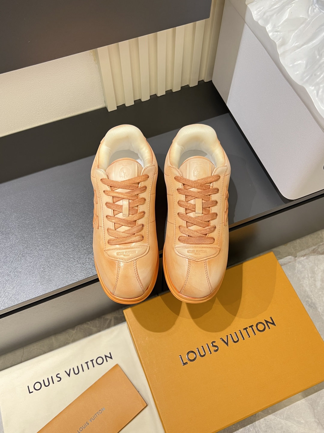 Cheap Louis Vuitton Sneakers For Men in 233818, $110 USD- [IB233818] - Replica Louis Vuitton Sneakers For Men