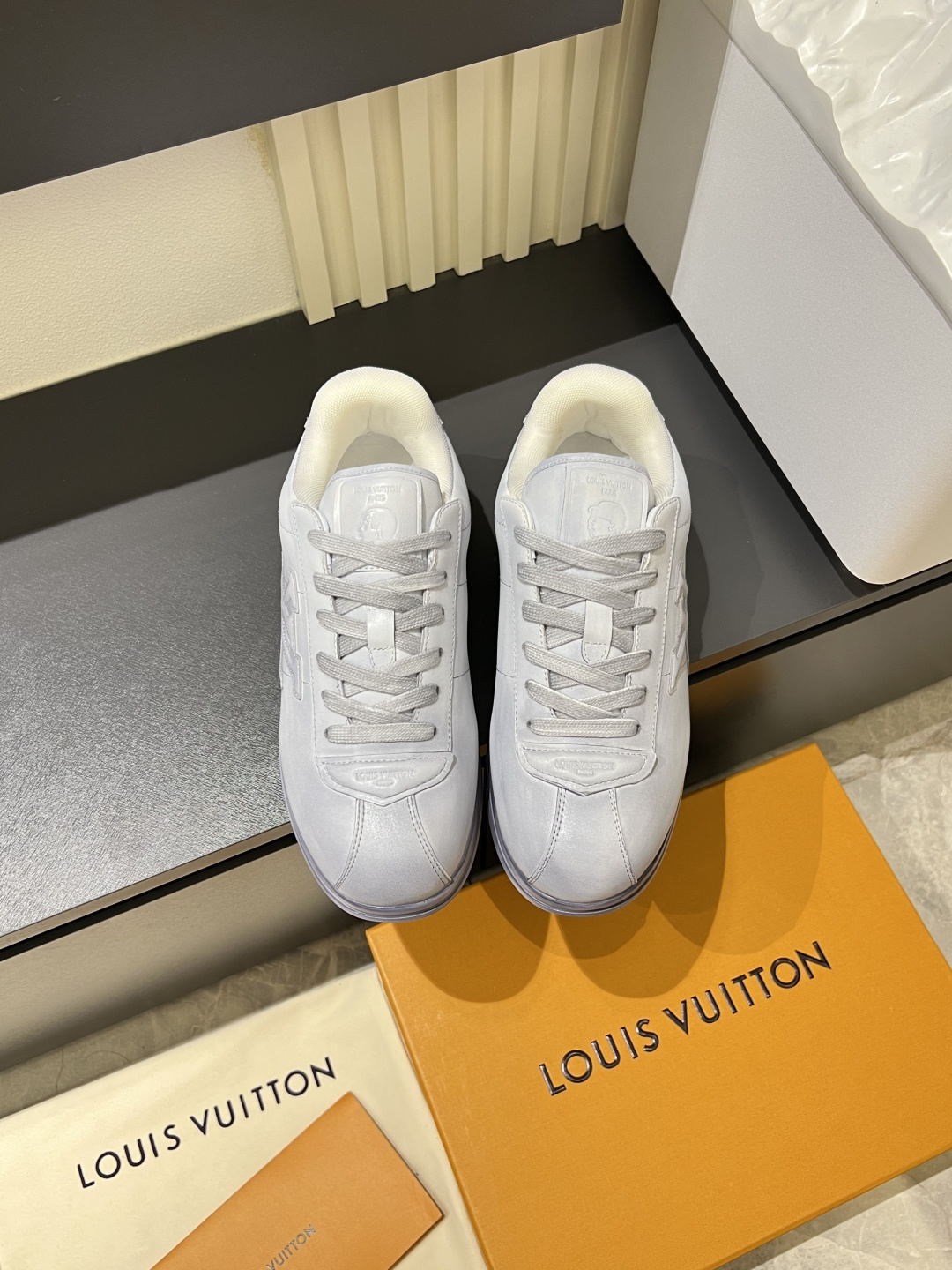 Cheap Louis Vuitton Sneakers For Men in 233819, $110 USD- [IB233819] - Replica Louis Vuitton Sneakers For Men