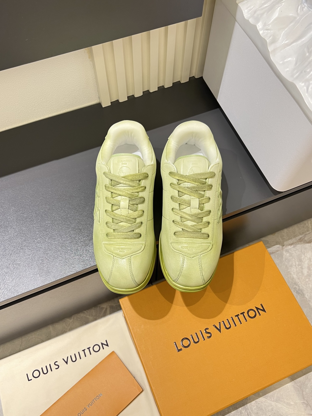 Cheap Louis Vuitton Sneakers For Men in 233820, $110 USD- [IB233820] - Replica Louis Vuitton Sneakers For Men