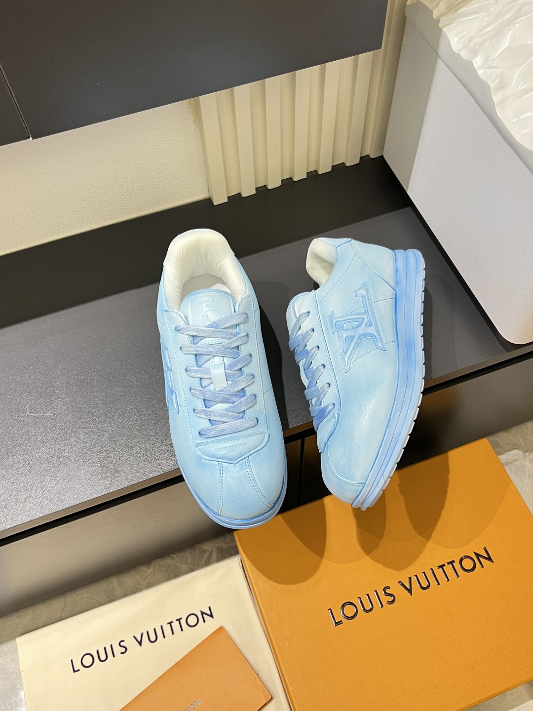 Cheap Louis Vuitton Sneakers For Men in 233821, $110 USD- [IB233821] - Replica Louis Vuitton Sneakers For Men