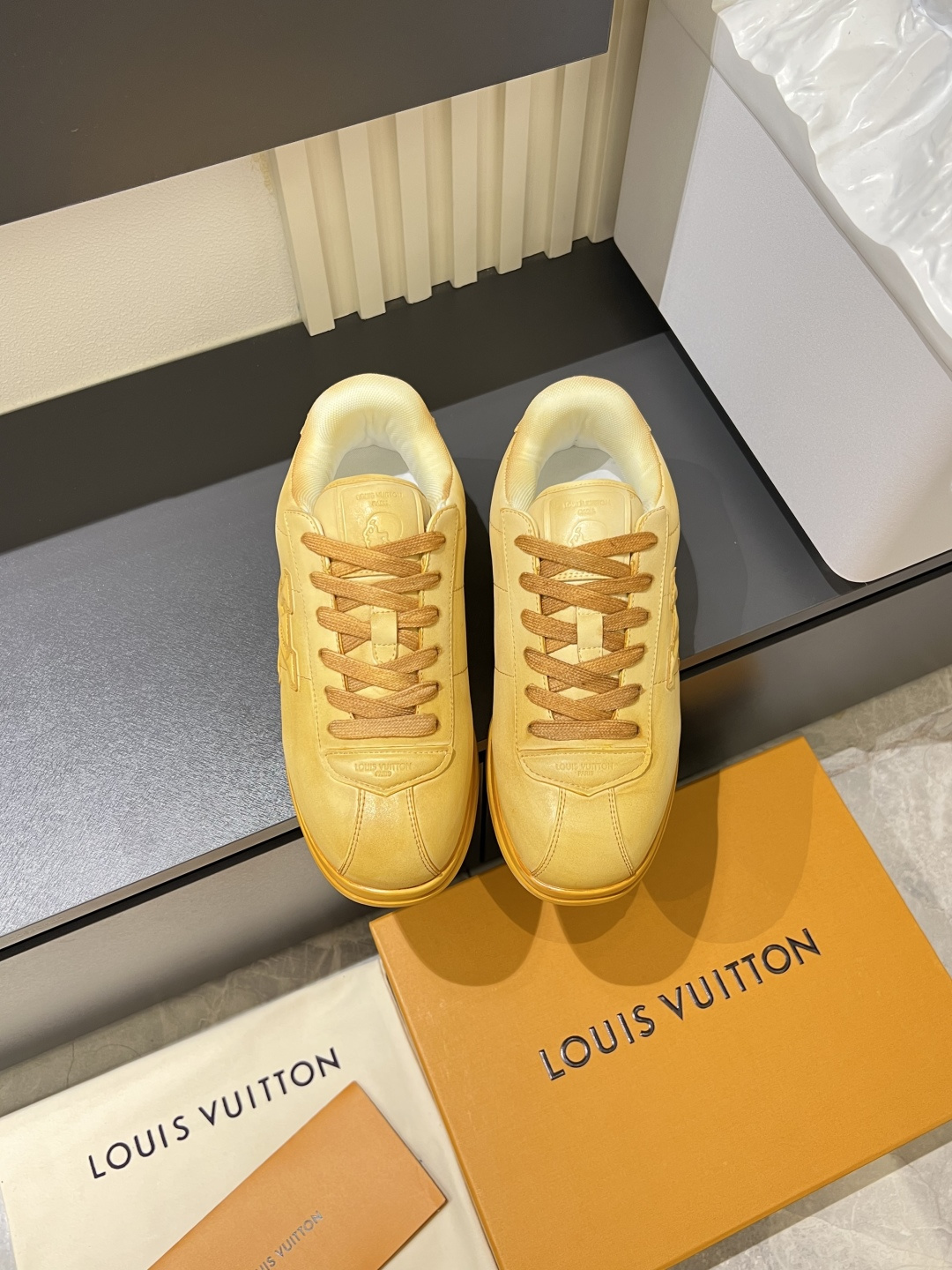 Cheap Louis Vuitton Sneakers For Men in 233822, $110 USD- [IB233822] - Replica Louis Vuitton Sneakers For Men