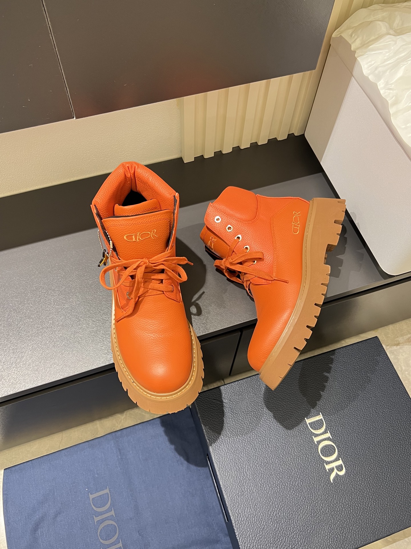 Cheap Dior Boots For Men in 233823, $95 USD- [IB233823] - Replica Dior Boots For Men