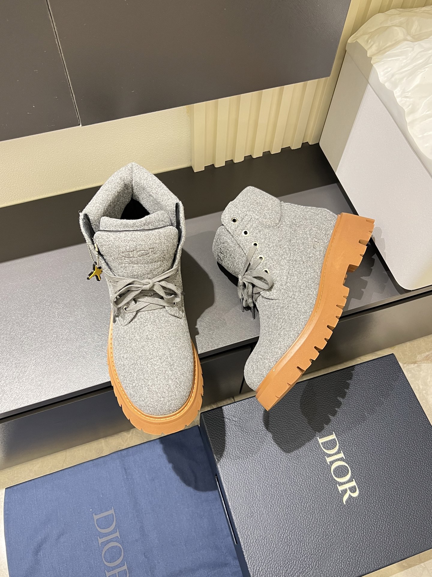Cheap Dior Boots For Men in 233825, $95 USD- [IB233825] - Replica Dior Boots For Men