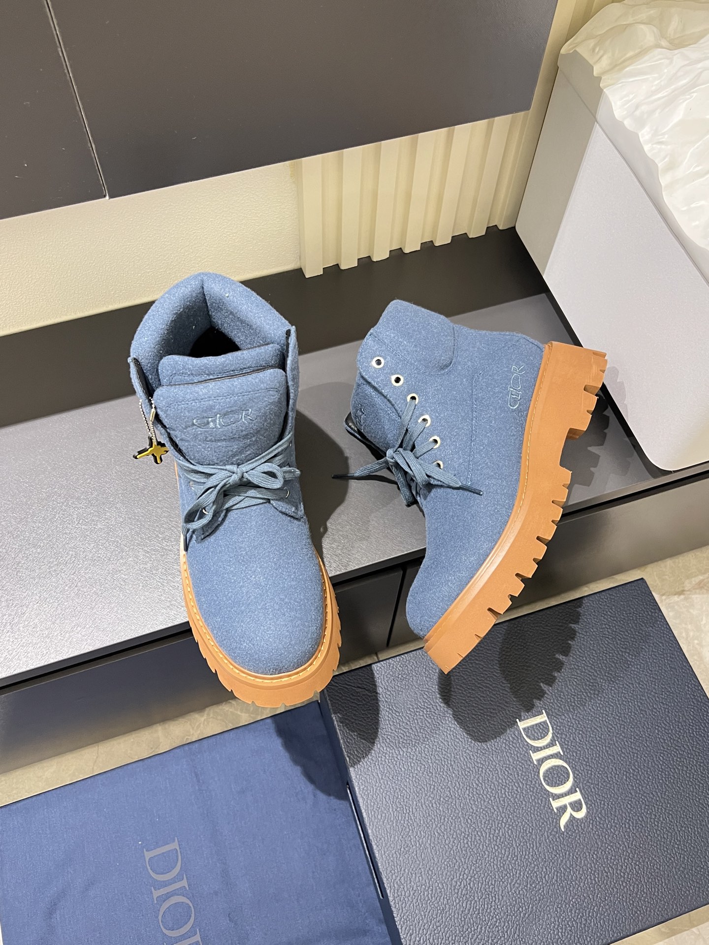 Cheap Dior Boots For Men in 233826, $95 USD- [IB233826] - Replica Dior Boots For Men