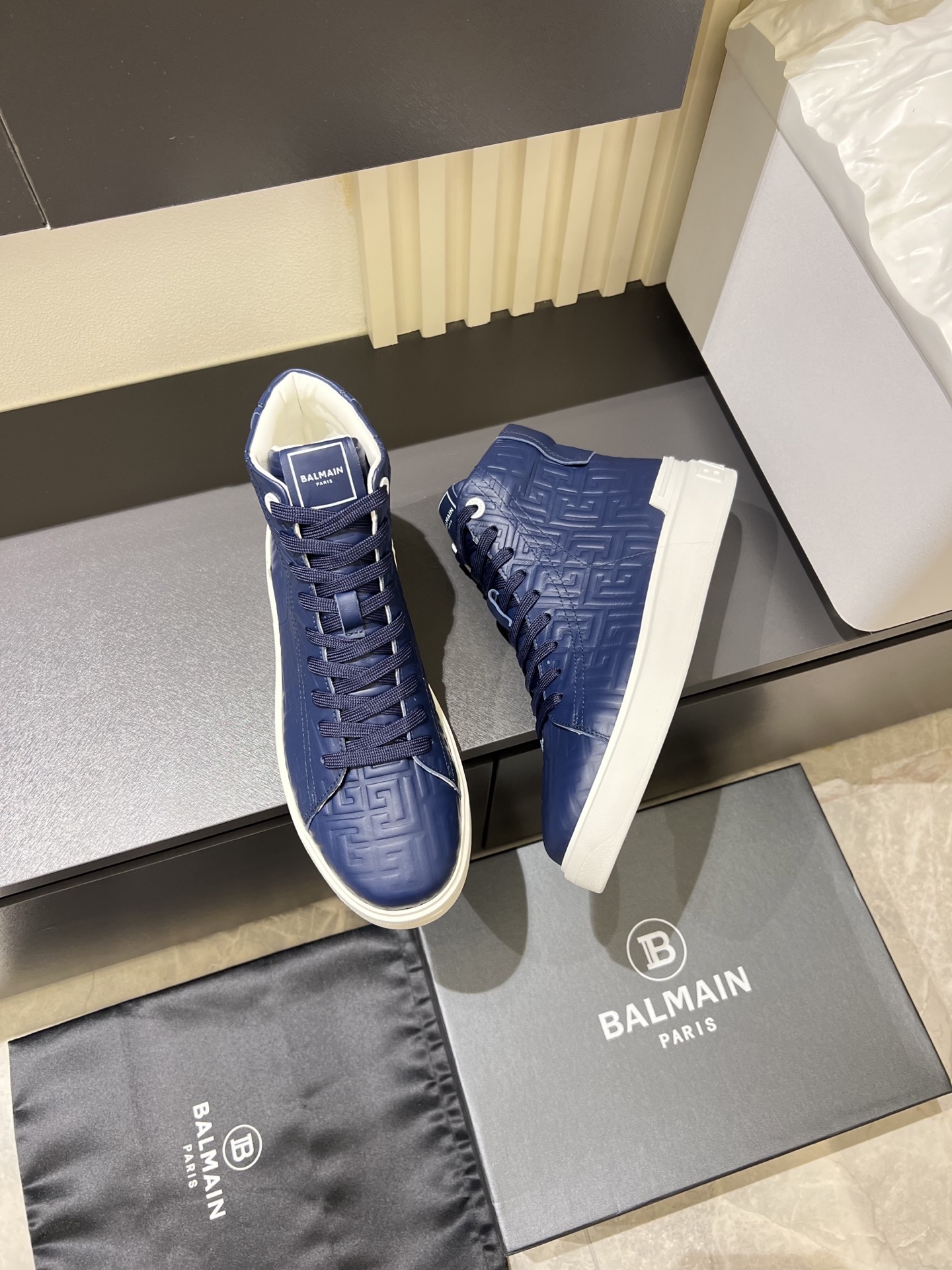 Cheap Balmain Shoes for Men in 233834, $80 USD- [IB233834] - Replica Balmain Shoes for Men