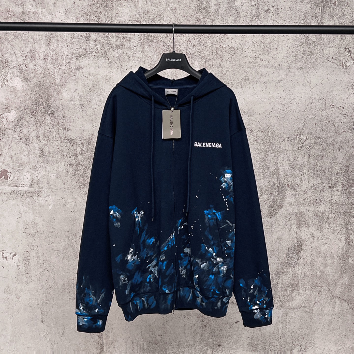 Cheap Balenciaga Hoodies for Men in 233876, $60 USD- [IB233876] - Replica Balenciaga Hoodies for Men
