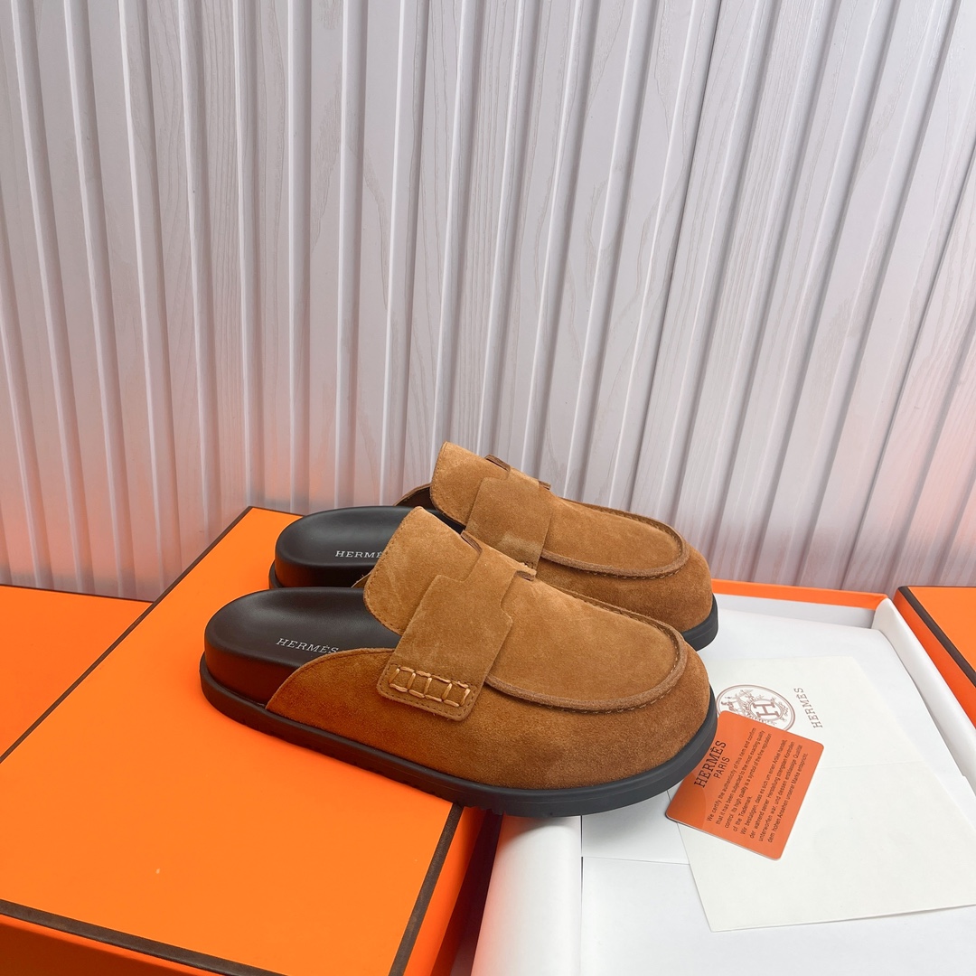 Cheap Hermes Slippers For Men in 233956, $60 USD- [IB233956] - Replica Hermes Slippers For Men